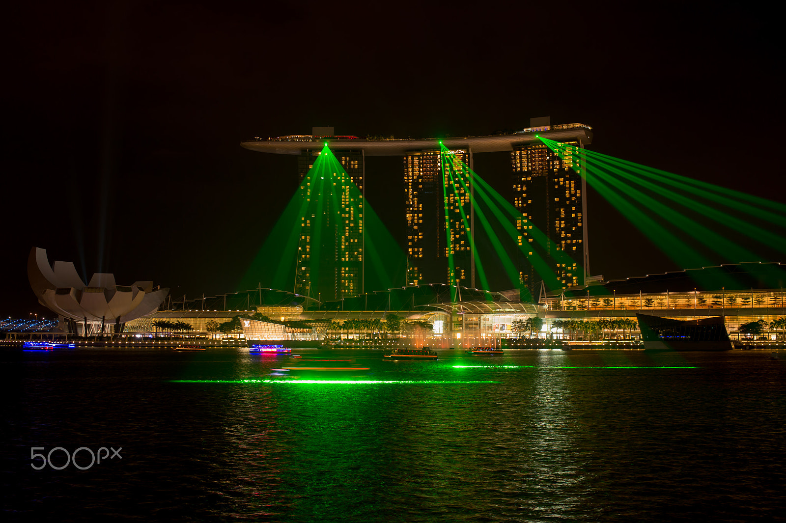 Nikon D4S + Nikon AF-S Nikkor 35mm F1.8G ED sample photo. Marina bay sands, singapore-jun 14, 2015 : view of marina bay sa photography