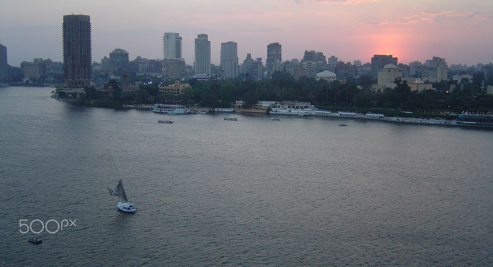 Sony DSC-P92 sample photo. Cairo at sunset photography