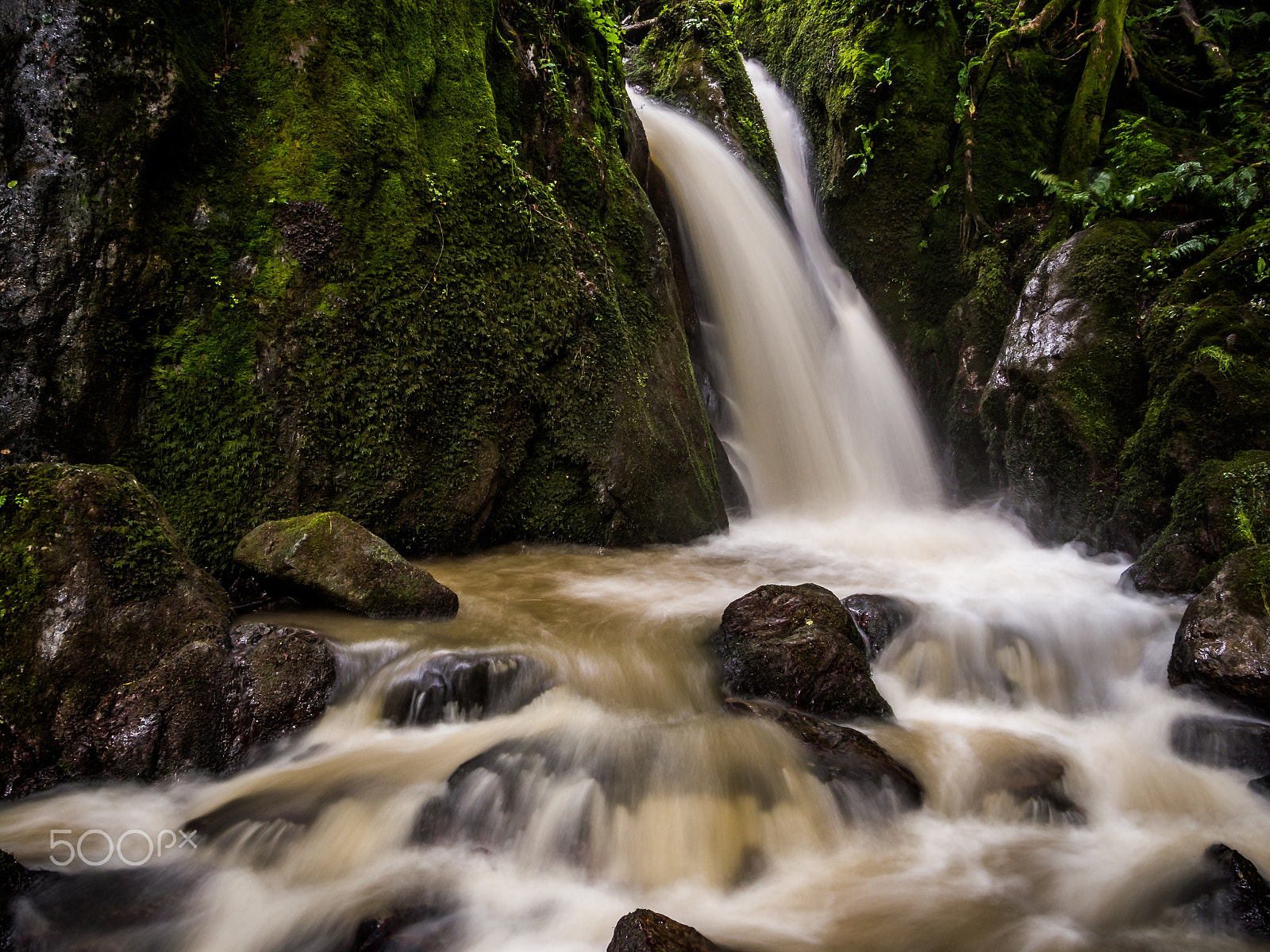 Olympus PEN E-P5 sample photo. Sopot waterfall photography