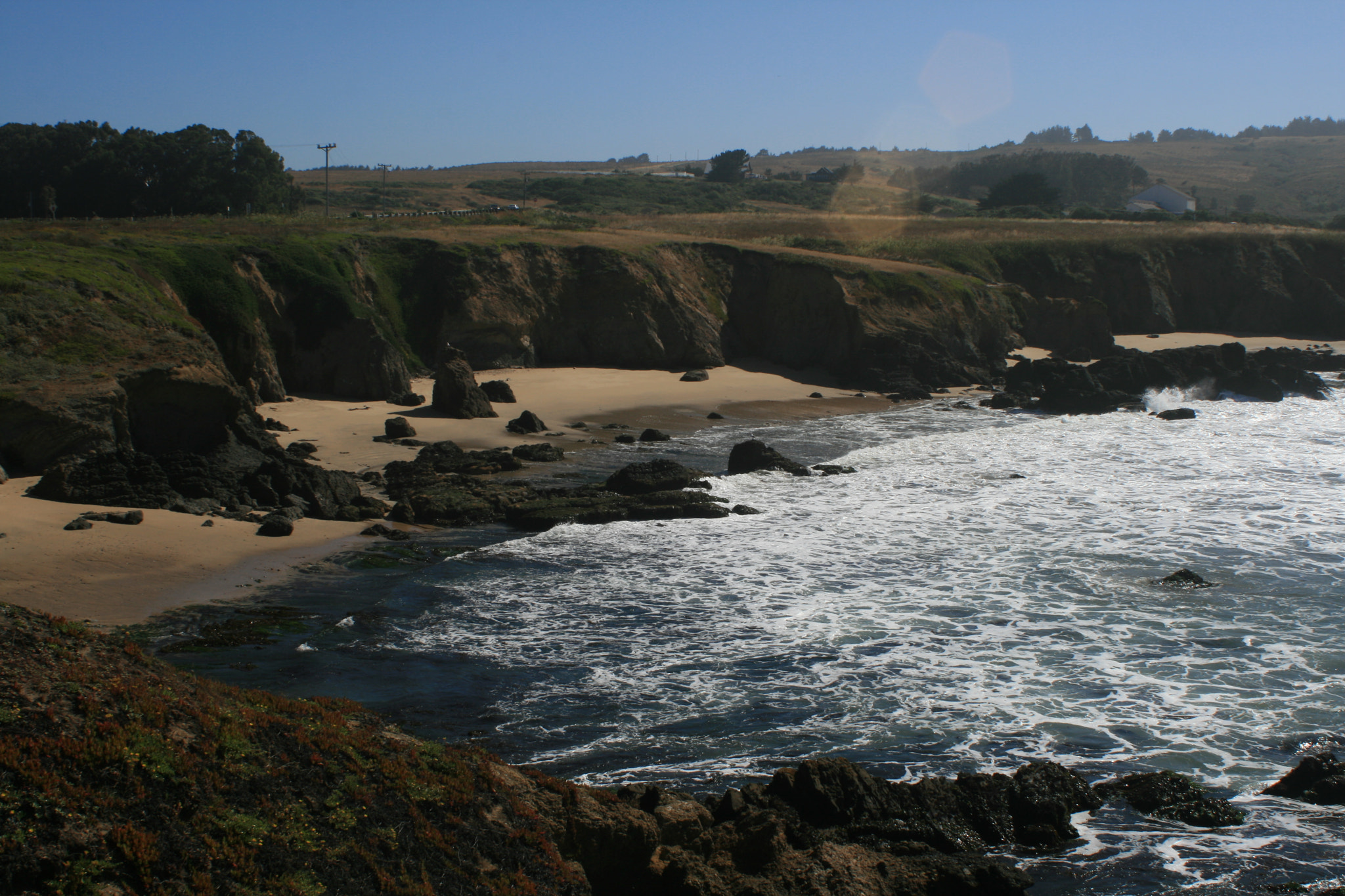 Canon EF 28-80mm f/3.5-5.6 sample photo. Pigeon point beach photography