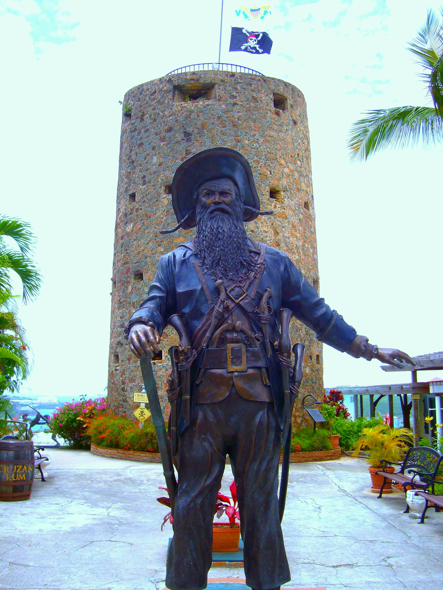 Vivitar ViviCam 7340 sample photo. Blackbeard's castle photography