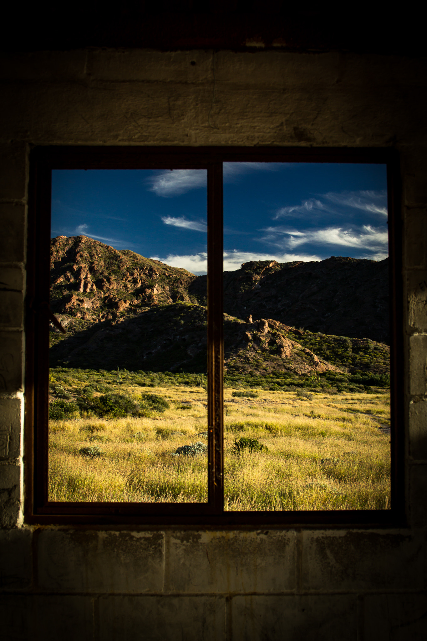 Canon EF 24-85mm F3.5-4.5 USM sample photo. The landscape through the window photography