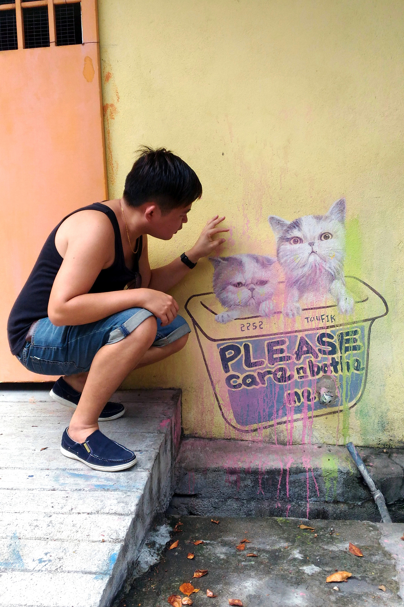 ASUS ZenFone Selfie (ZD551KL) sample photo. Penang street art photography