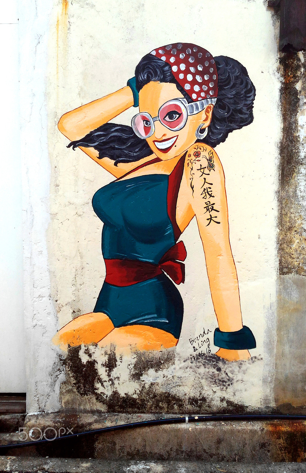ASUS ZenFone Selfie (ZD551KL) sample photo. Mural in penang photography