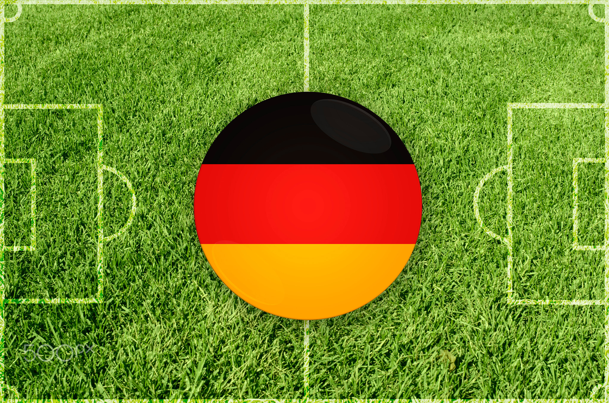 Germany football symbol