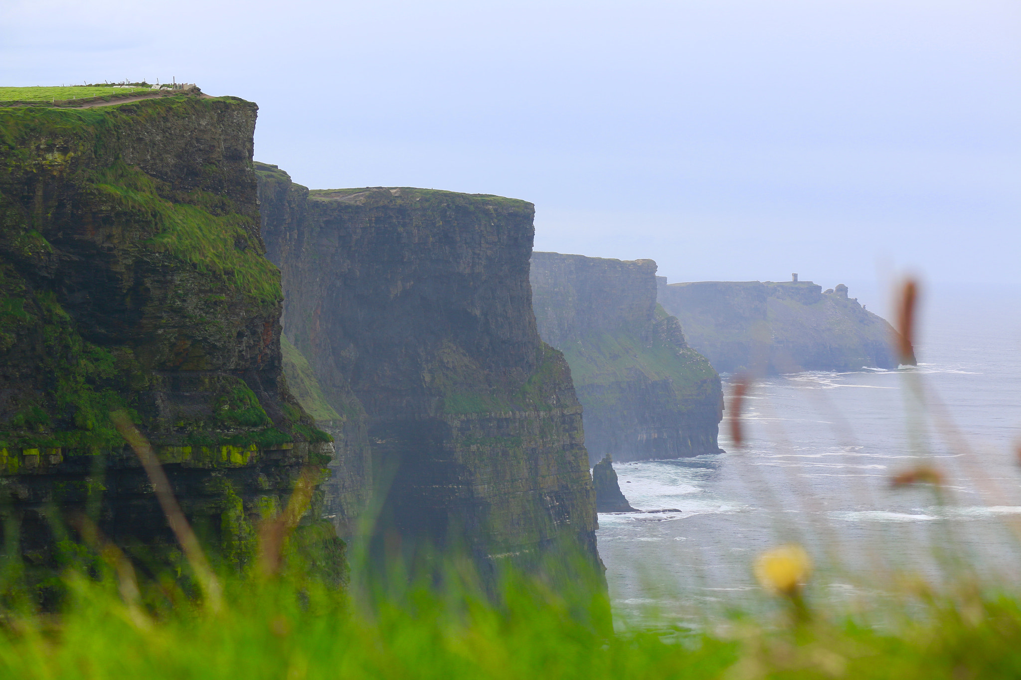 Canon EF-S 55-250mm F4-5.6 IS II sample photo. Cliffs of moher photography