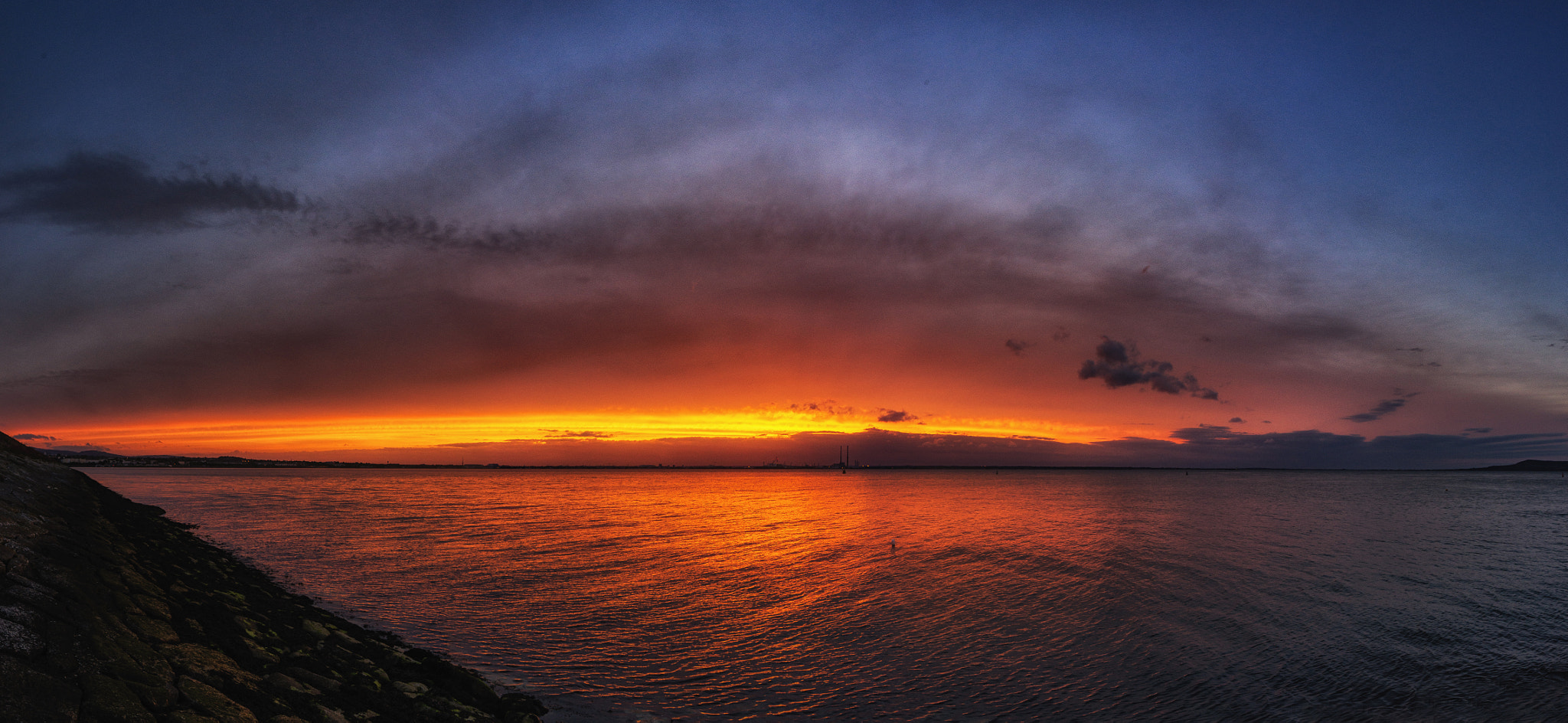 Pentax smc DA 15mm F4 ED AL Limited sample photo. Sunset in dun laoghaire photography