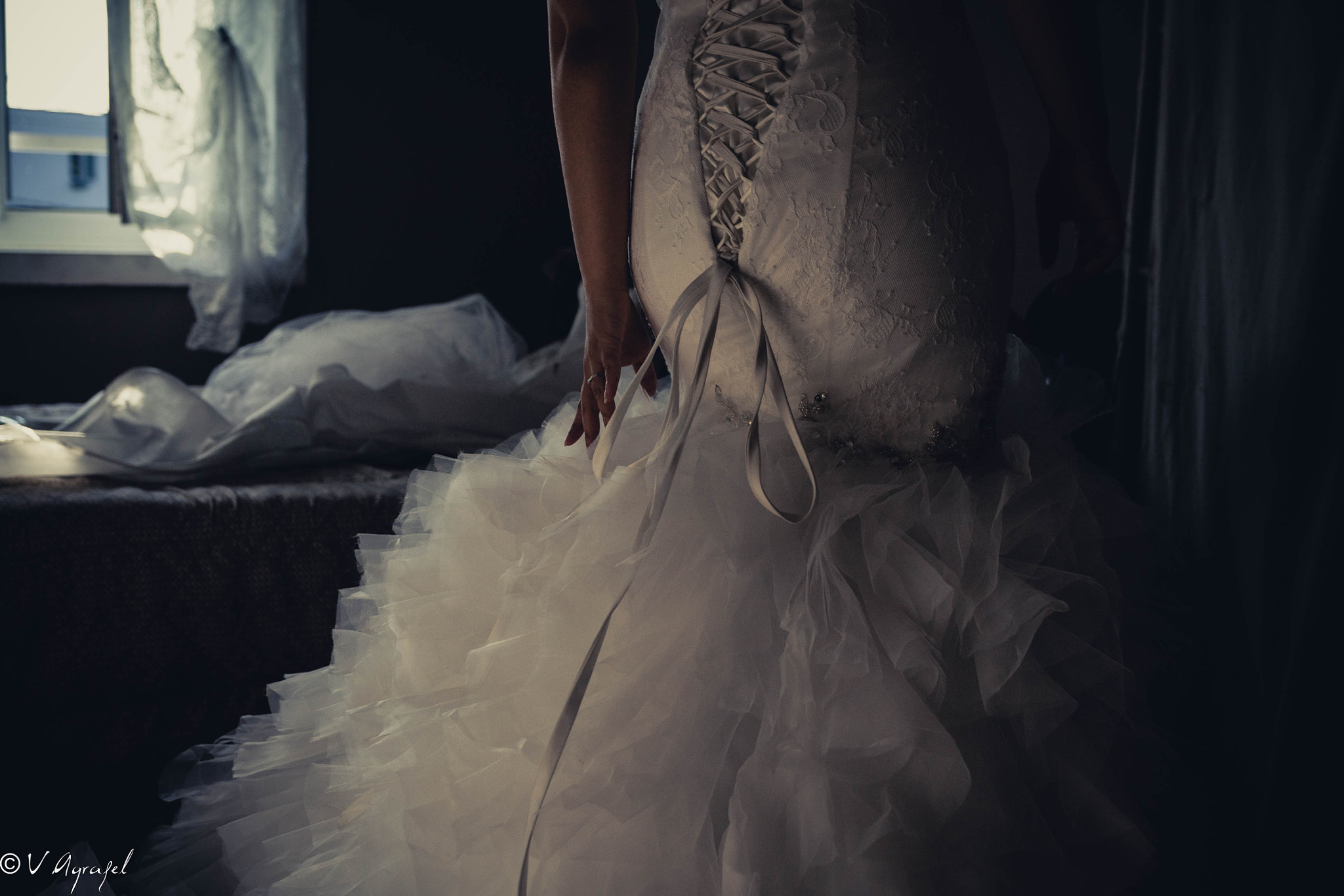 Nikon D3100 sample photo. Wedding dress photography