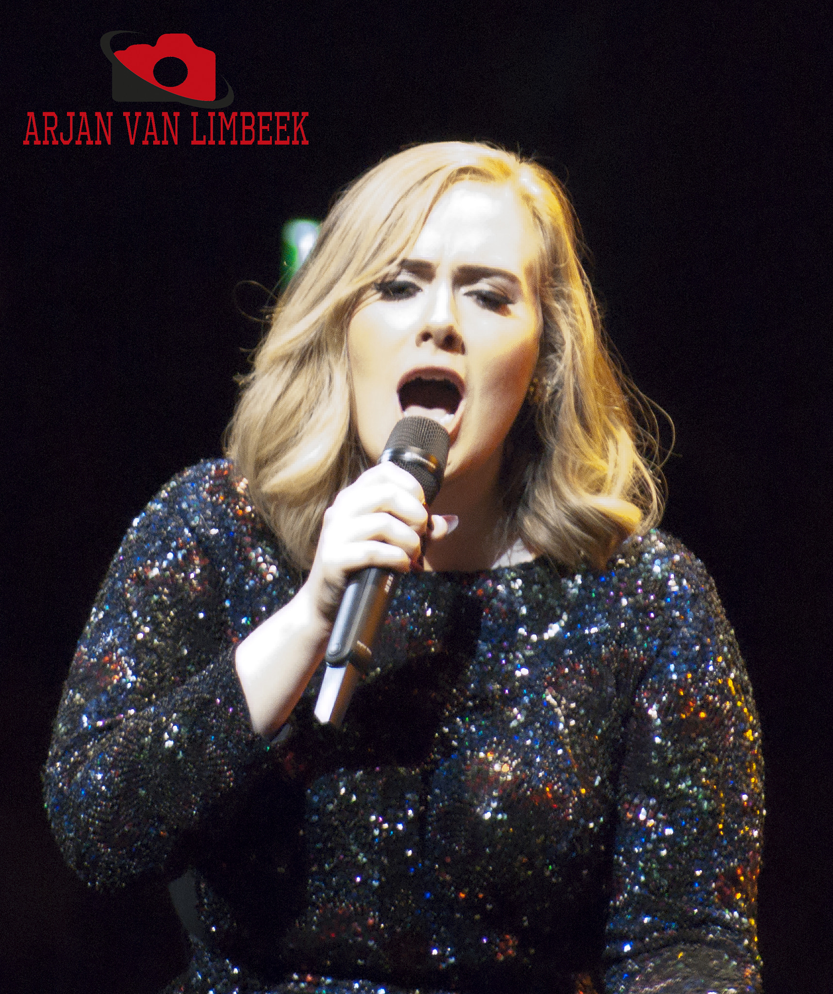 Sony Alpha DSLR-A350 + Sony 75-300mm F4.5-5.6 sample photo. Adele in concert 7 photography