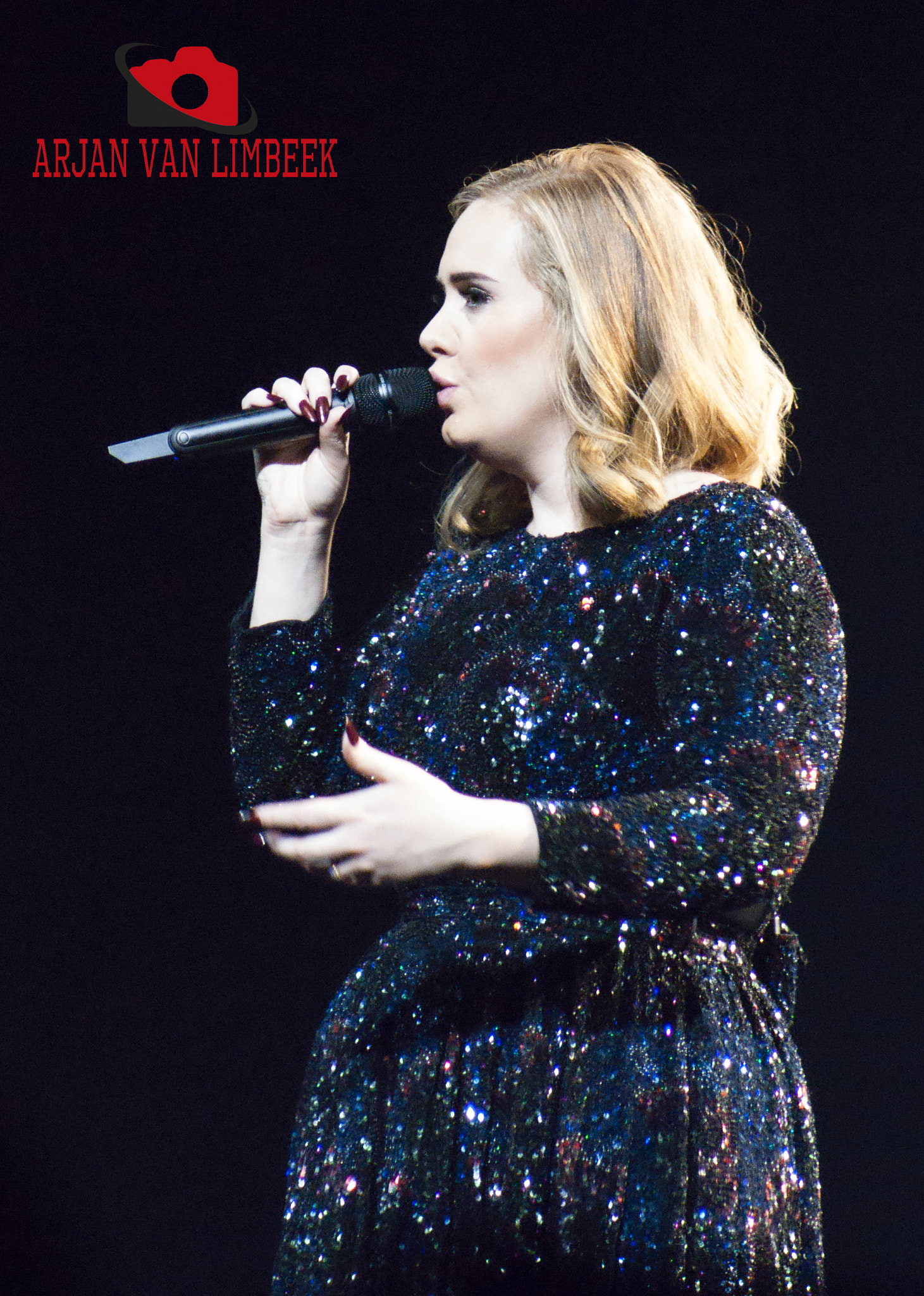 Sony Alpha DSLR-A350 + Sony 75-300mm F4.5-5.6 sample photo. Adele in concert 10 photography