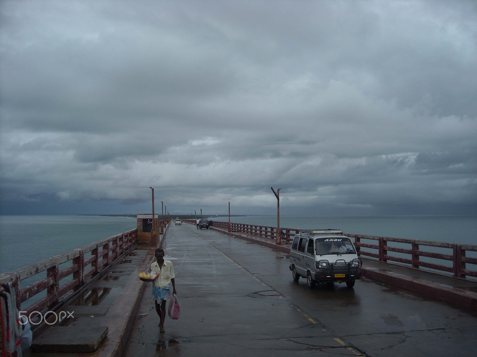 Nikon COOLPIX L15 sample photo. Pamban road bridge photography