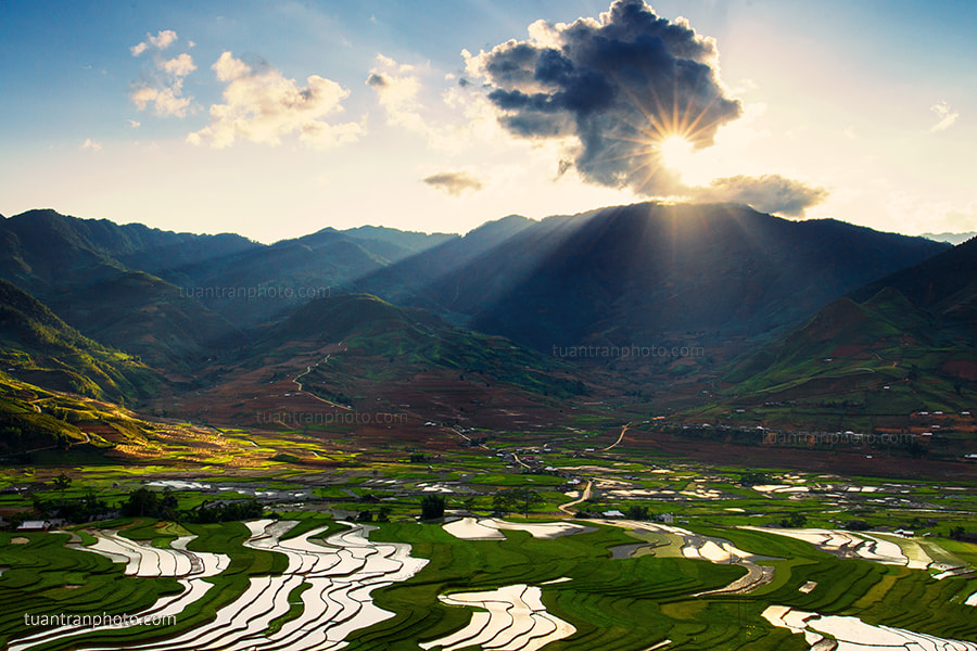 Canon EF 16-35mm F4L IS USM sample photo. Mu cang chai terraced photography