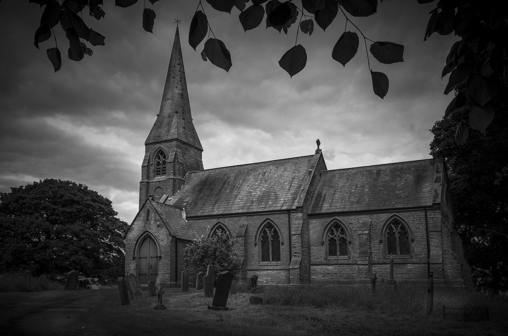Canon EOS 700D (EOS Rebel T5i / EOS Kiss X7i) + Canon EF 16-35mm F4L IS USM sample photo. All saints in mono photography