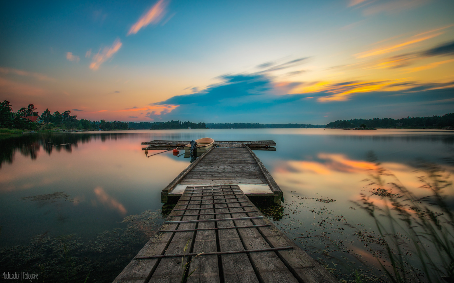 Sony a7R II + Canon EF 17-40mm F4L USM sample photo. Swedish sunset photography