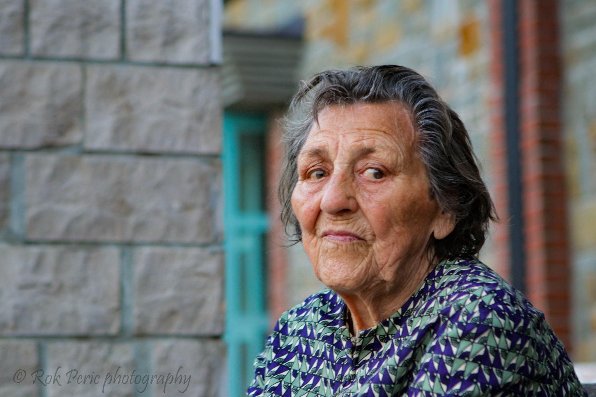 Canon EOS 80D sample photo. Dragica, the oldest person in my village. she is 97. photography