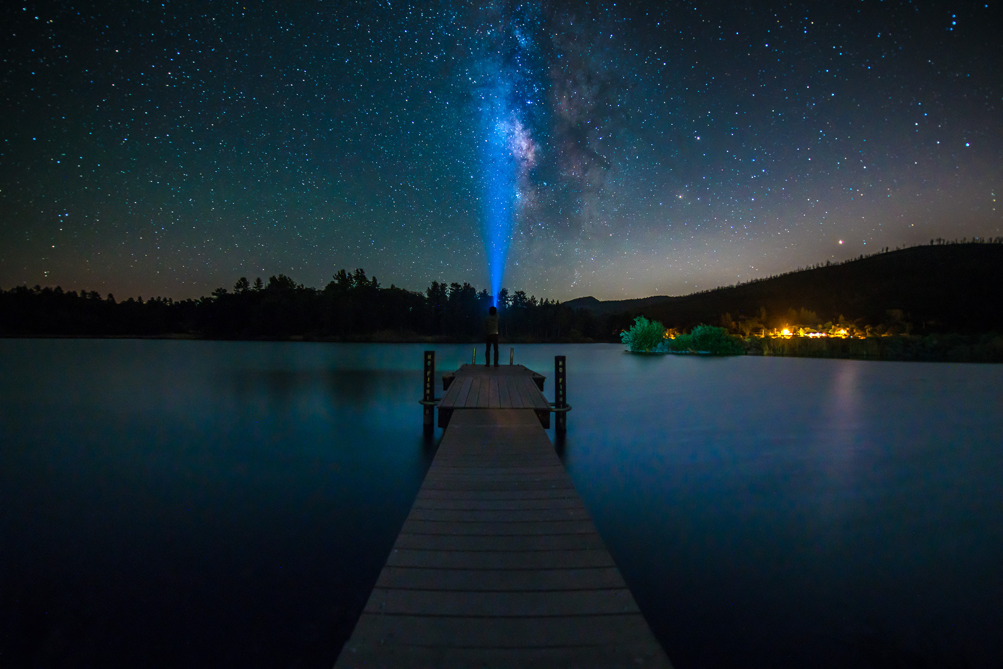 14-24mm F2.8-2.8 G sample photo. Milky way on lake cuyamaca photography