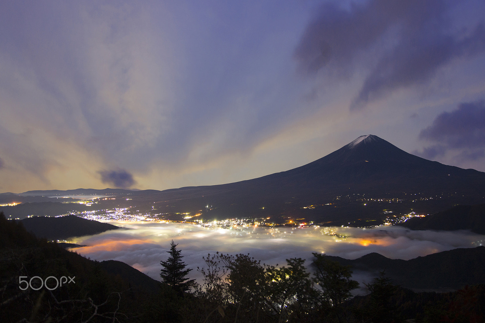 Canon EOS 650D (EOS Rebel T4i / EOS Kiss X6i) sample photo. Aerial mount fuji with kawaguchiko lake photography