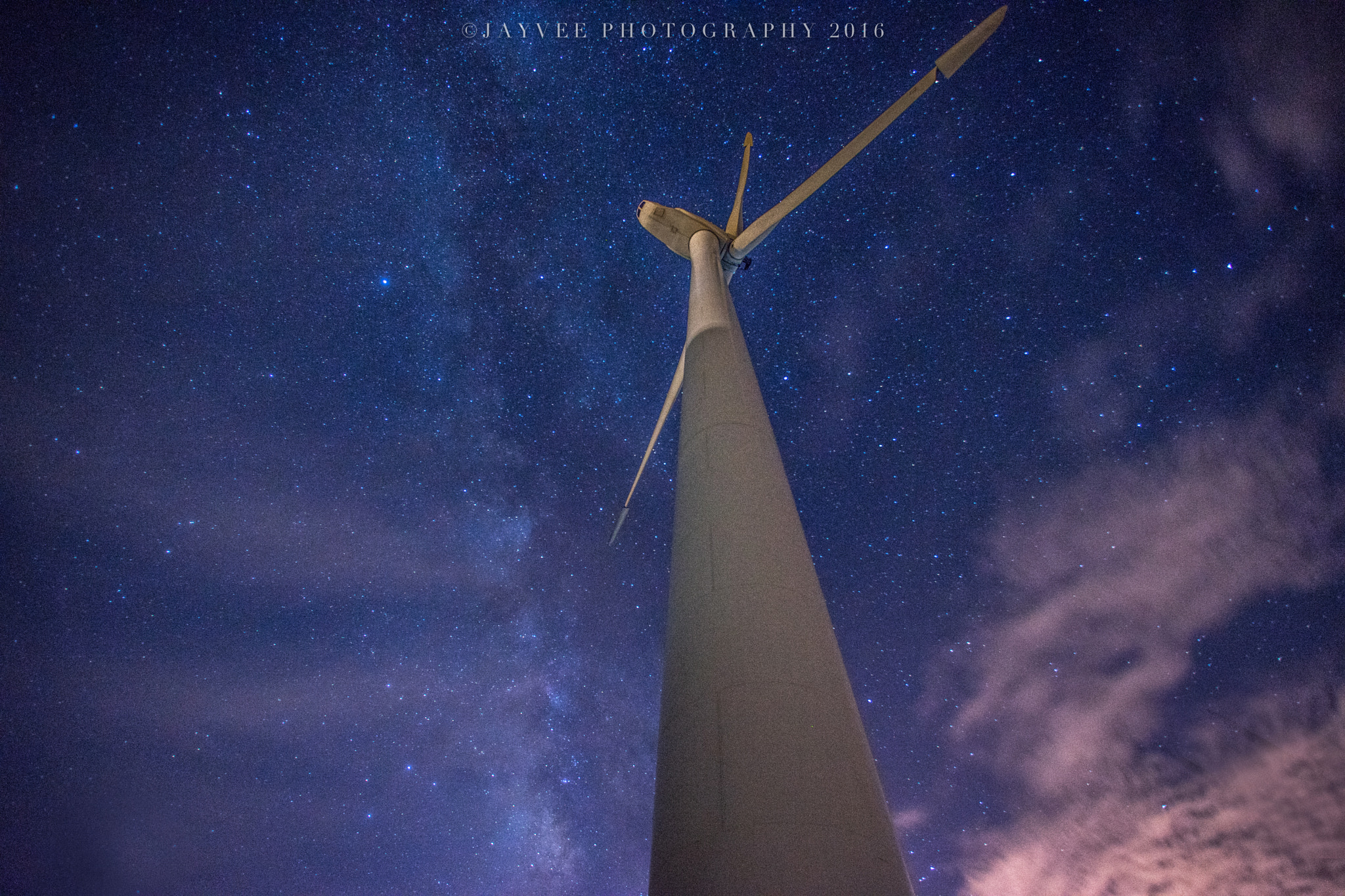 Sony a7 + Sony 85mm F2.8 SAM sample photo. Wind power generator and galaxy photography