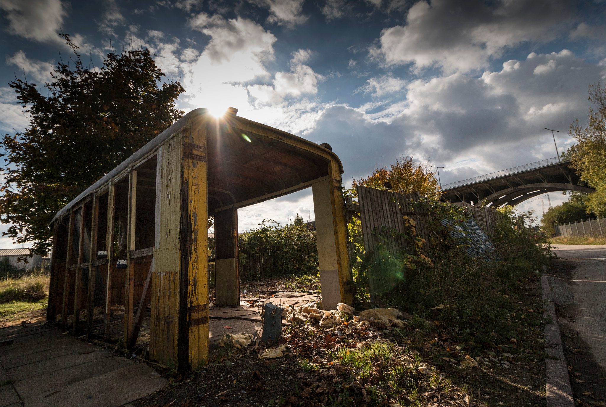 Canon EF-S 10-18mm F4.5–5.6 IS STM sample photo. Worn out freight wagon photography