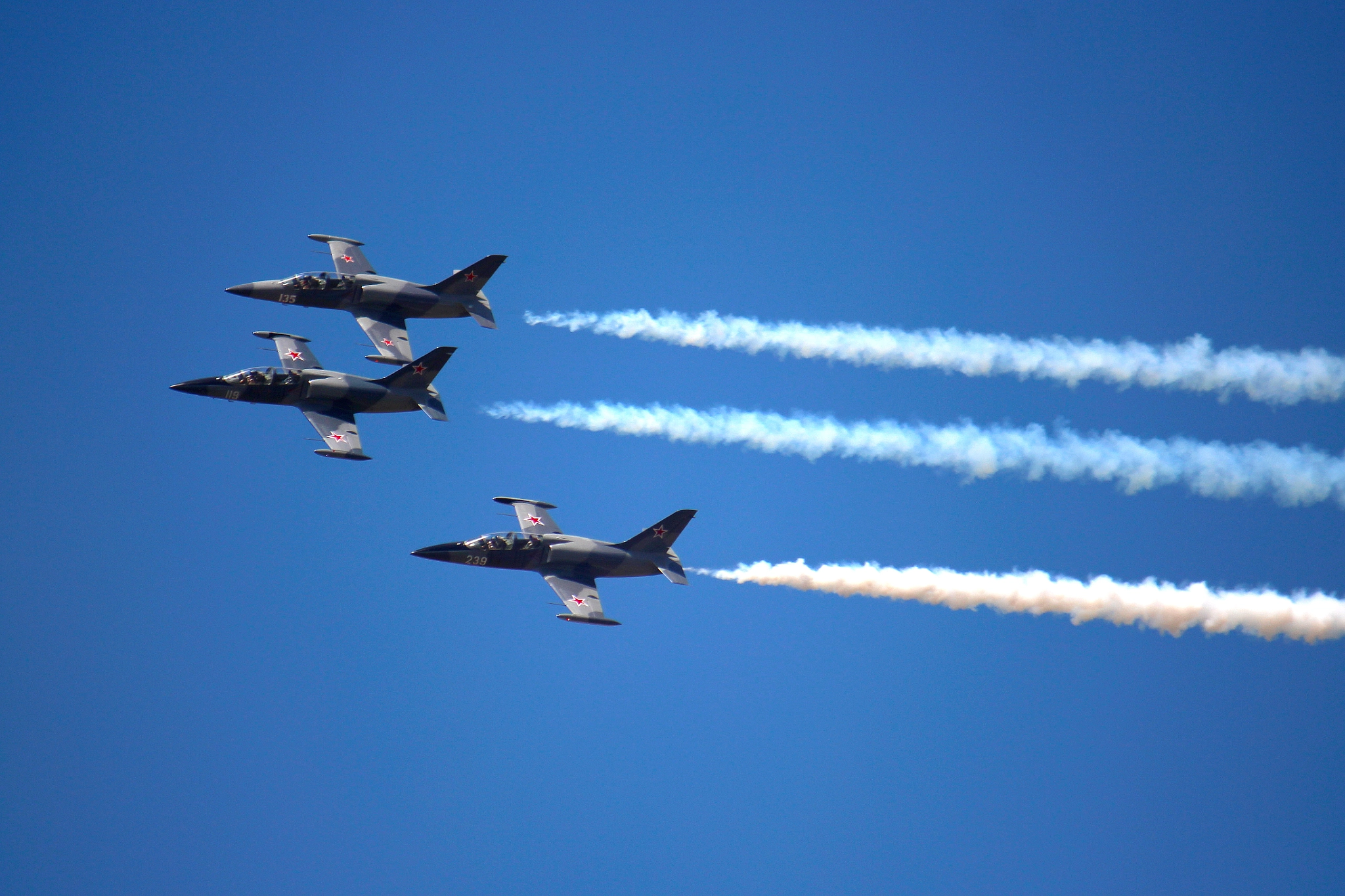 Canon EF-S 55-250mm F4-5.6 IS sample photo. L-39 jets photography