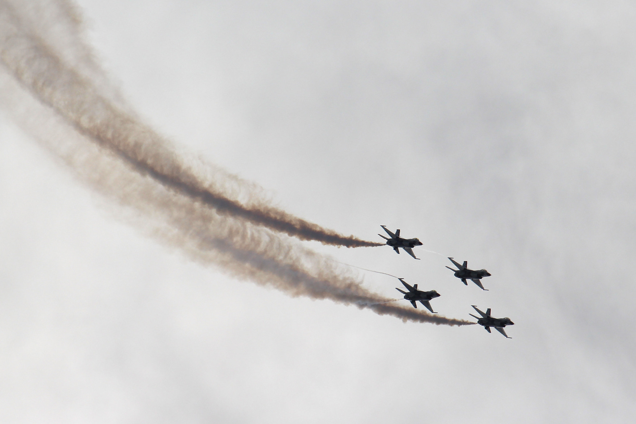 Canon EF-S 55-250mm F4-5.6 IS sample photo. Usaf thunderbirds photography