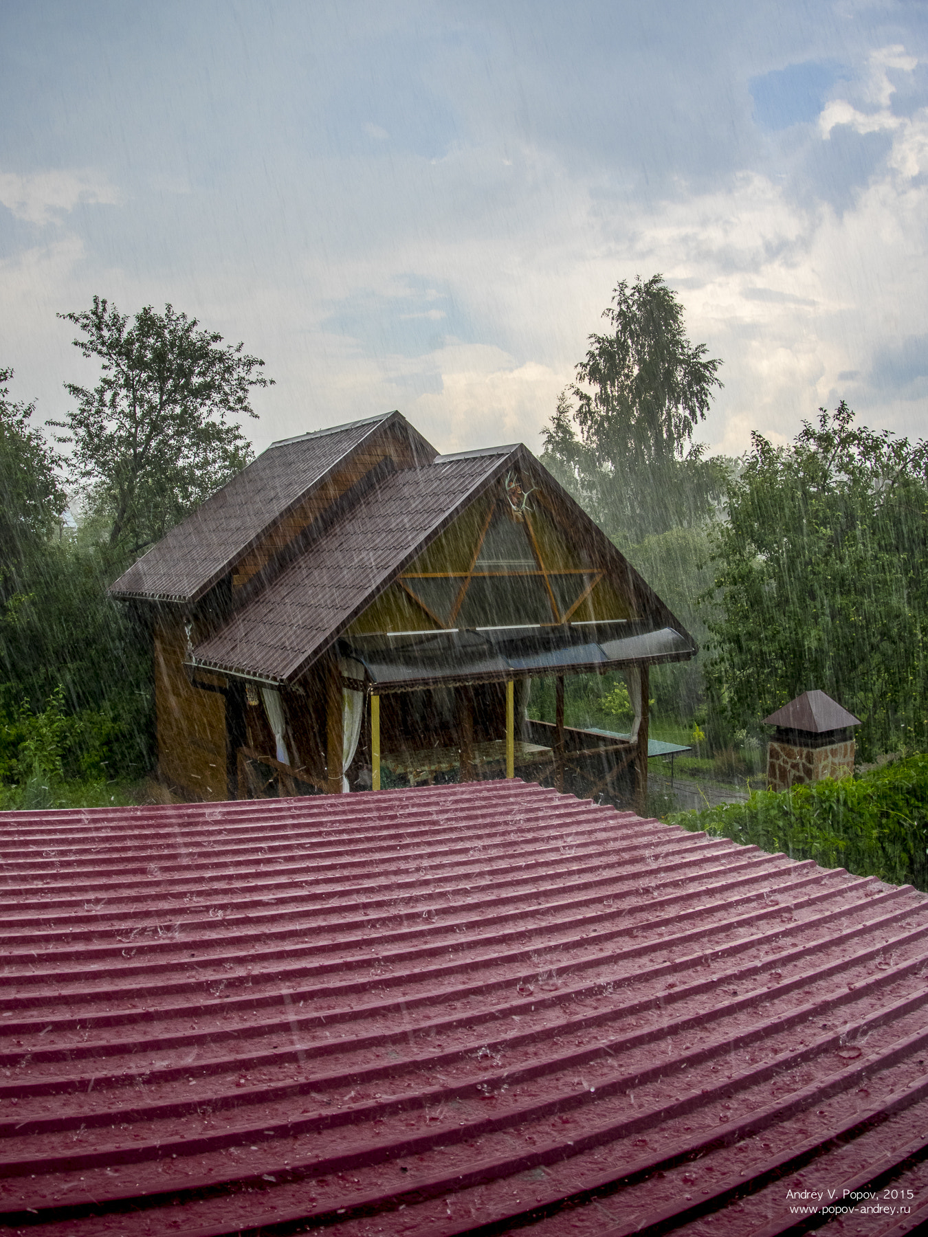 Pentax K-3 sample photo. Summer shower photography