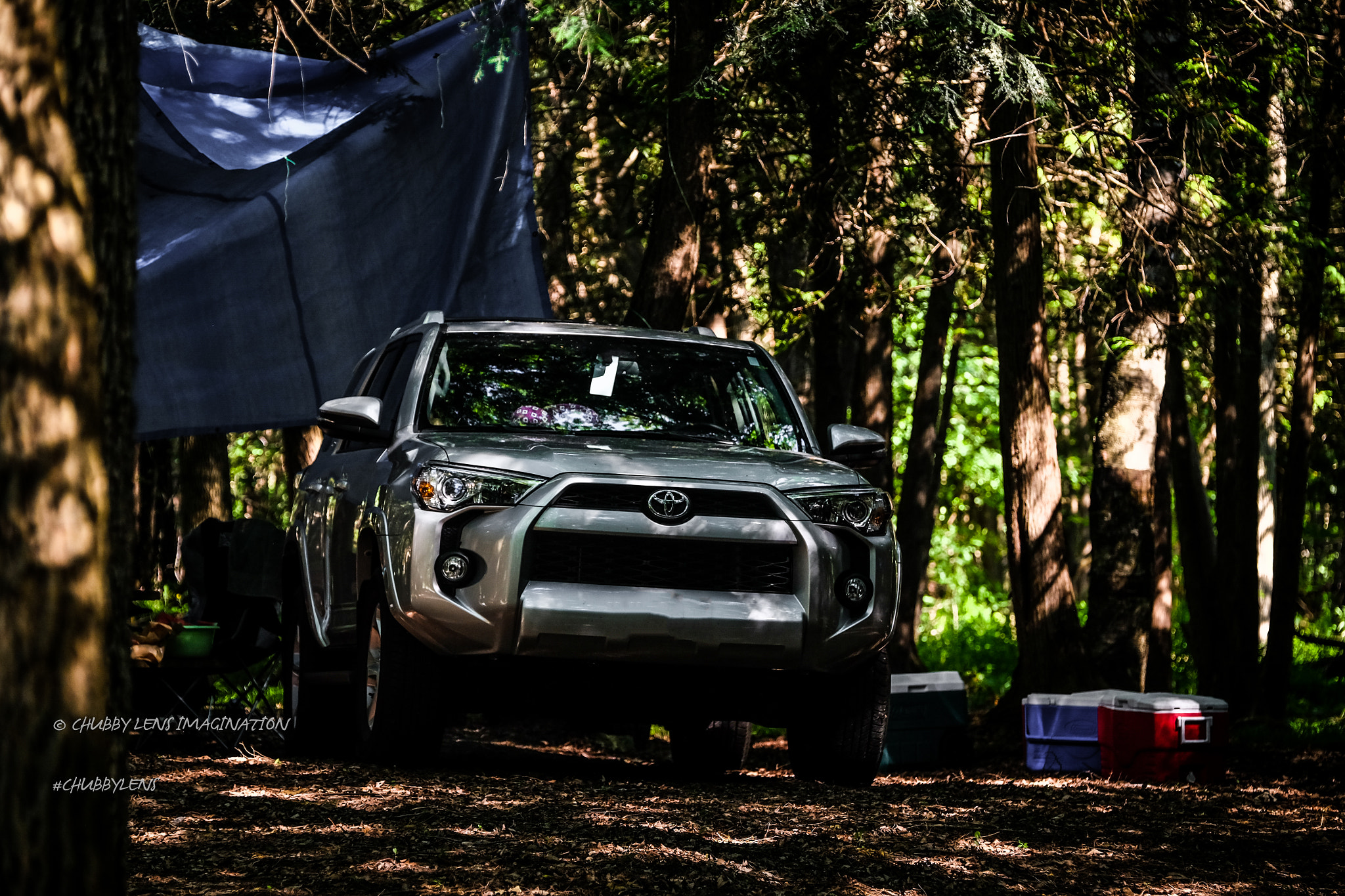 Fujifilm XF 50-140mm F2.8 R LM OIS WR sample photo. 4runner in the forest photography