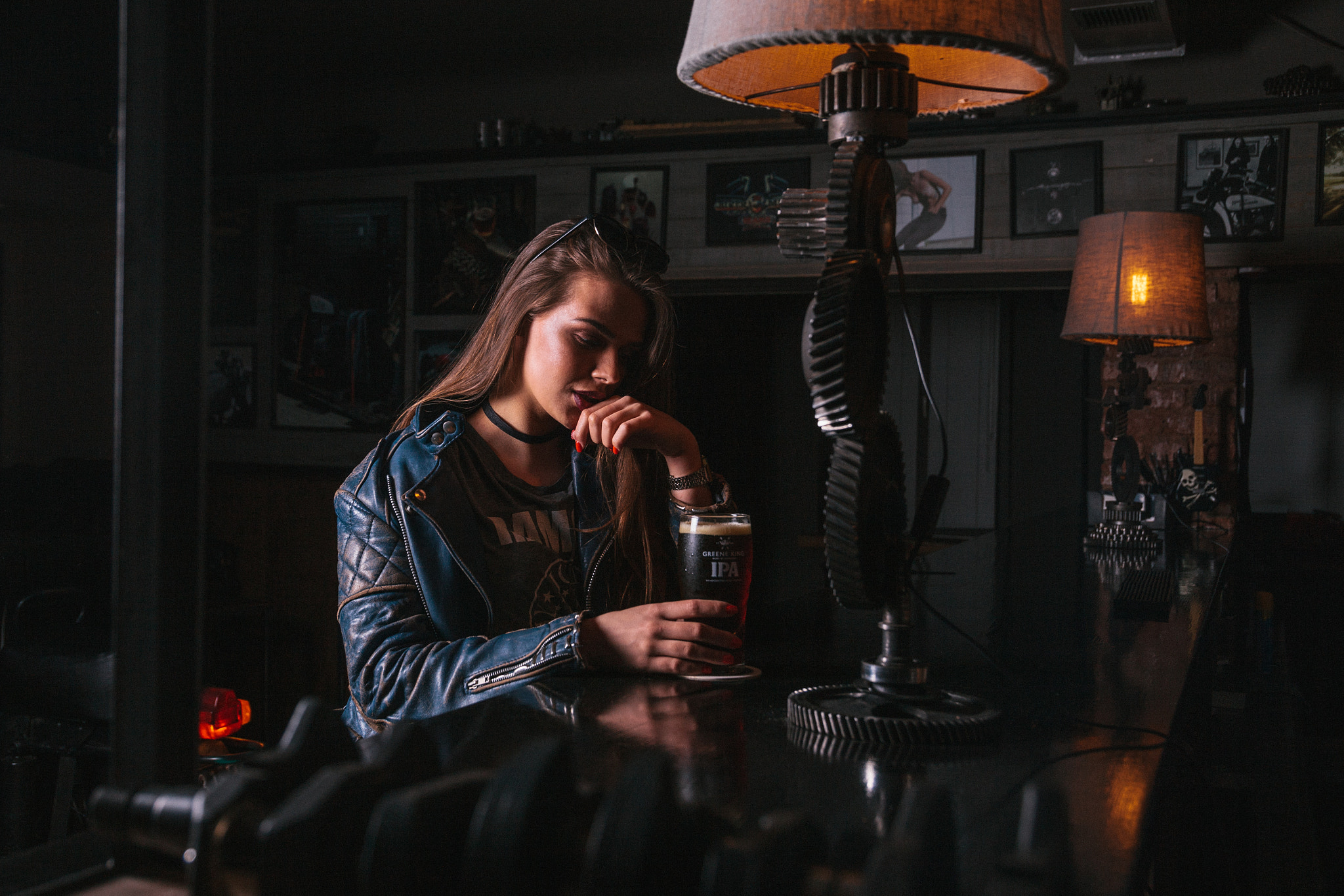 Sigma 24-105mm f/4 DG OS HSM | A sample photo. Black bike bar alena photography