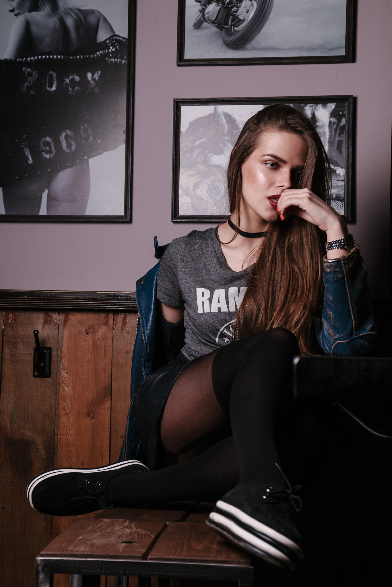 Sigma 24-105mm f/4 DG OS HSM | A sample photo. Black bike bar alena photography