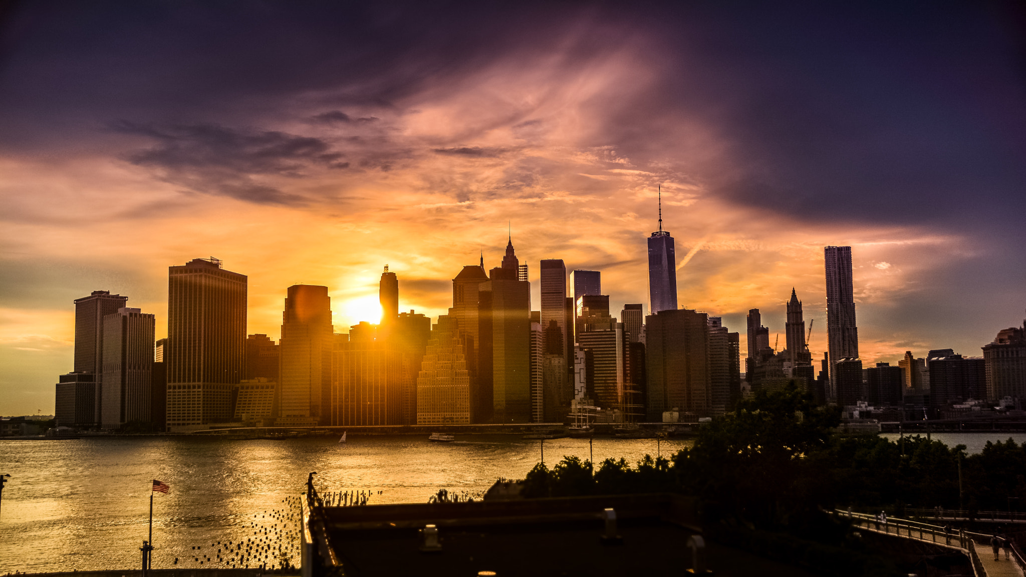 Nikon PC-E Nikkor 24mm F3.5D ED Tilt-Shift sample photo. Manhattan skyline photography