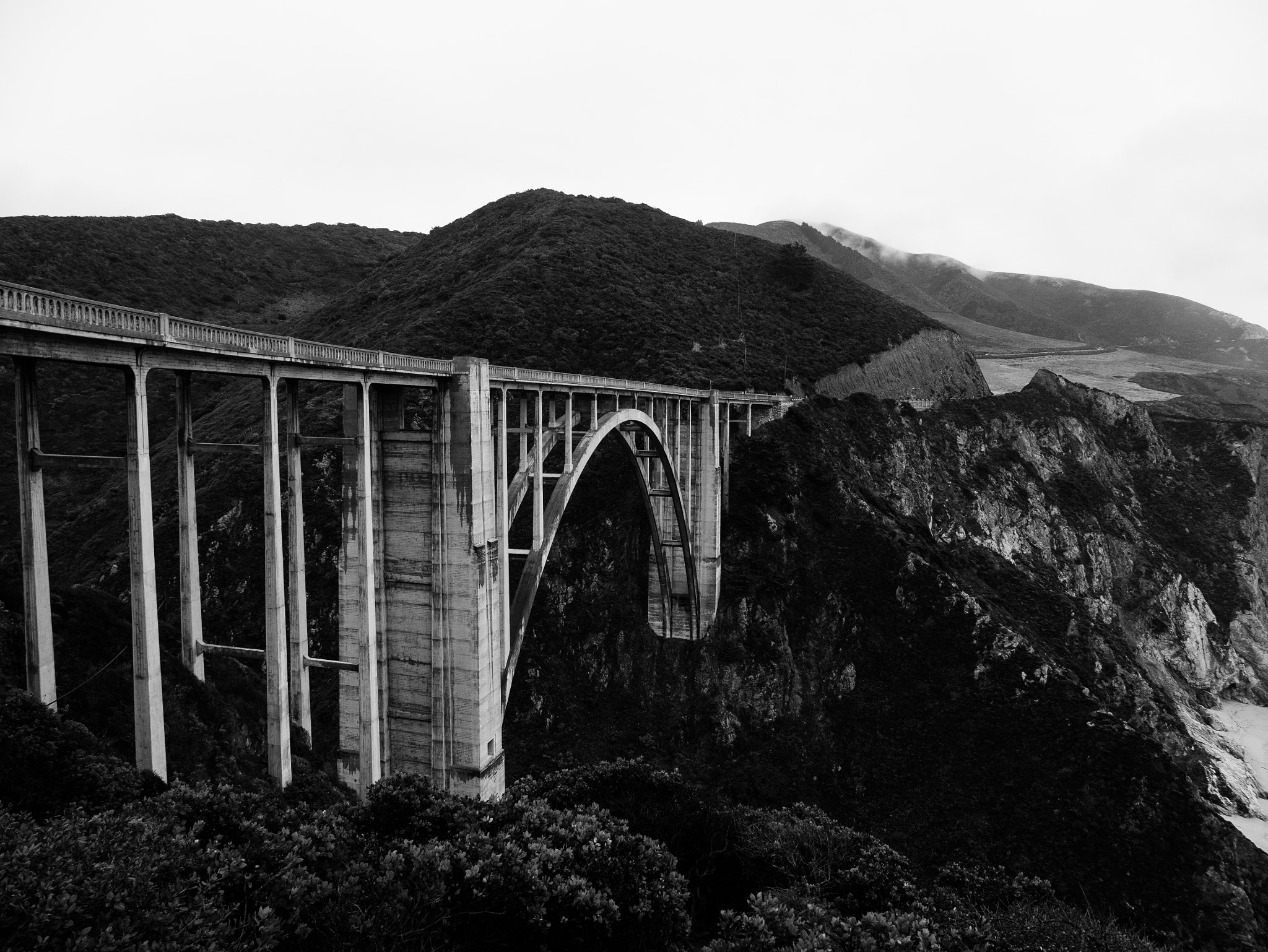 Panasonic Lumix DMC-GX7 sample photo. Bixby bridge photography