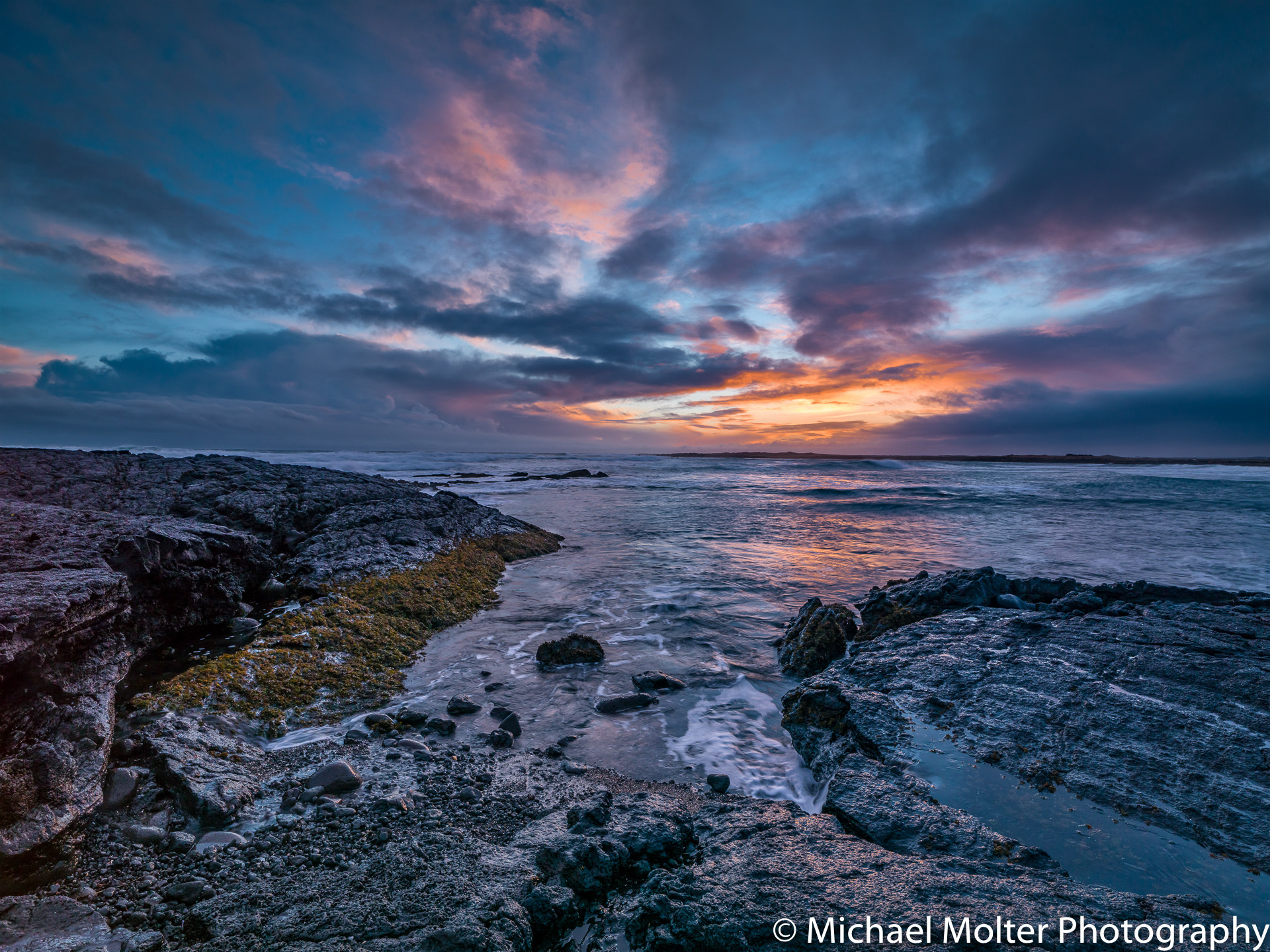 HCD 24 sample photo. Atlantic sunset at grindavik # 2 photography