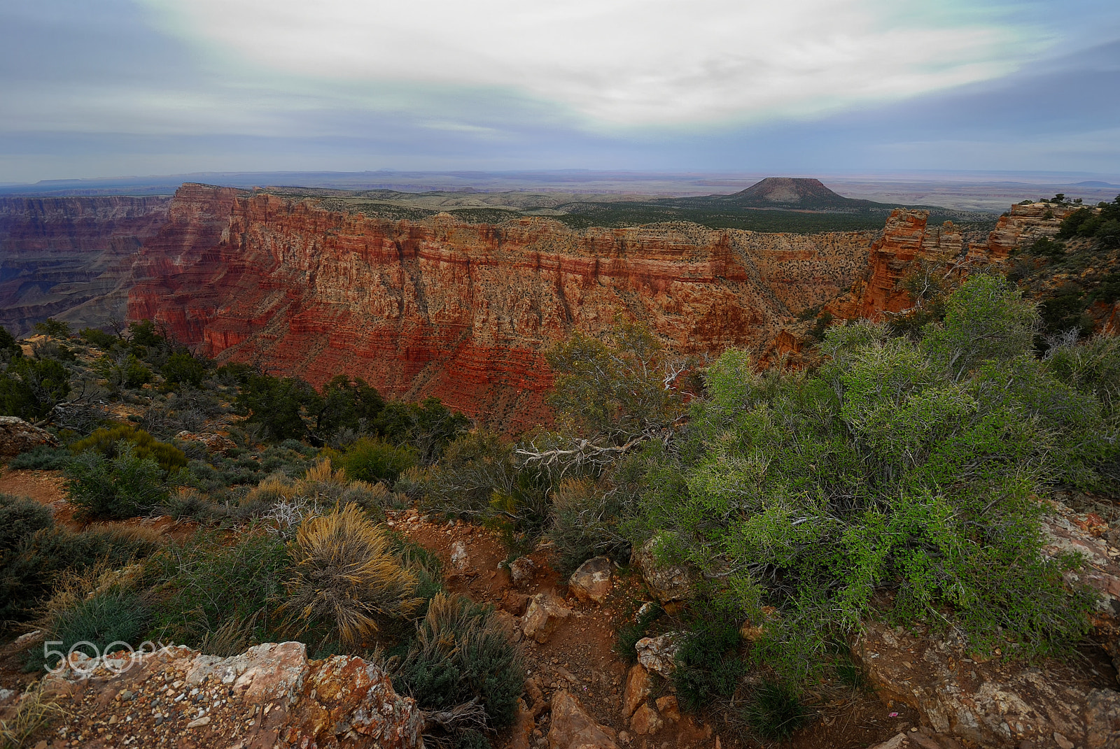 Nikon D80 sample photo. Grand canyon south rim at dusk photography