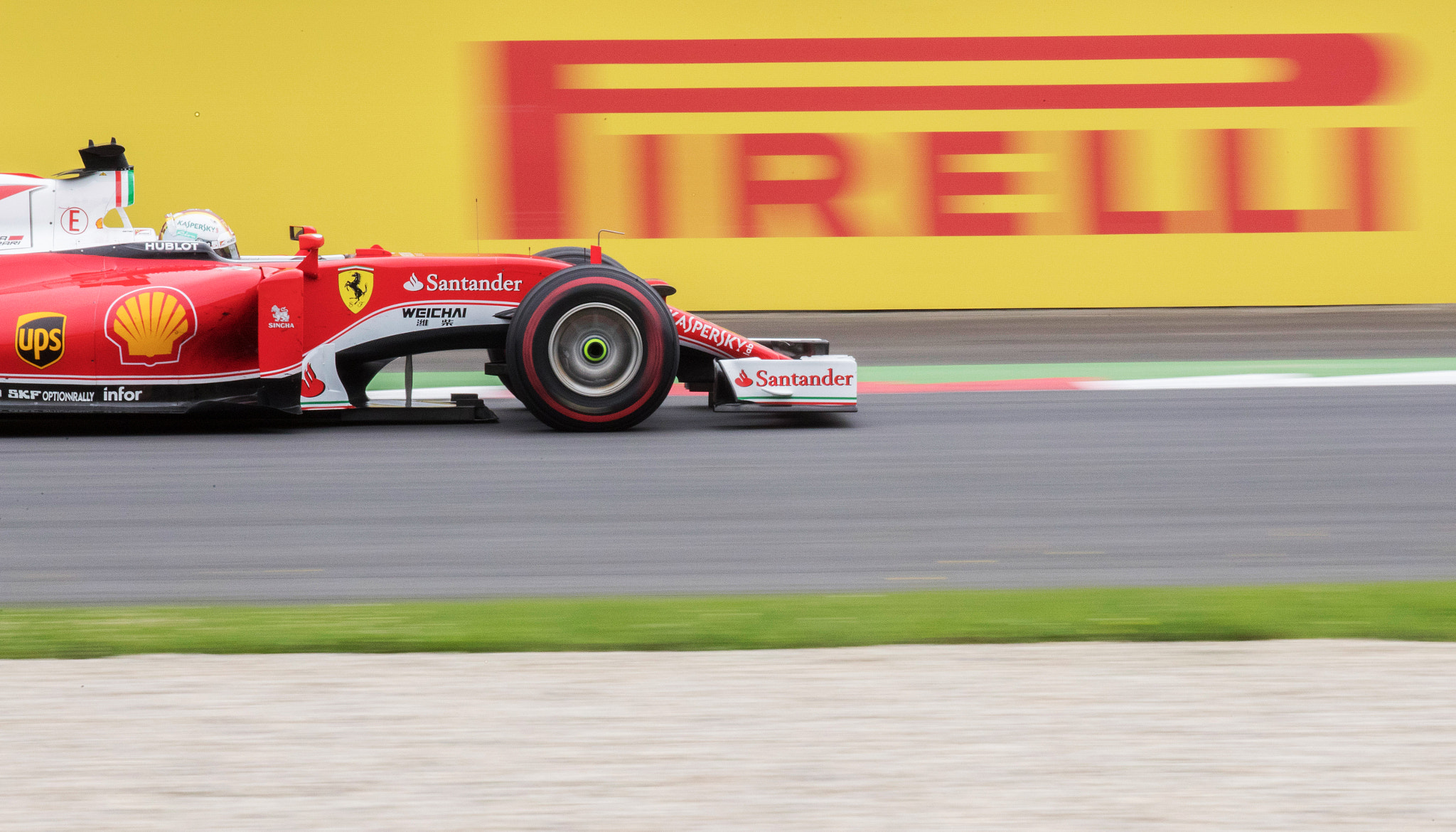 Canon EF 300mm F2.8L IS II USM sample photo. Sebastian vettel (ger | ferrari) photography