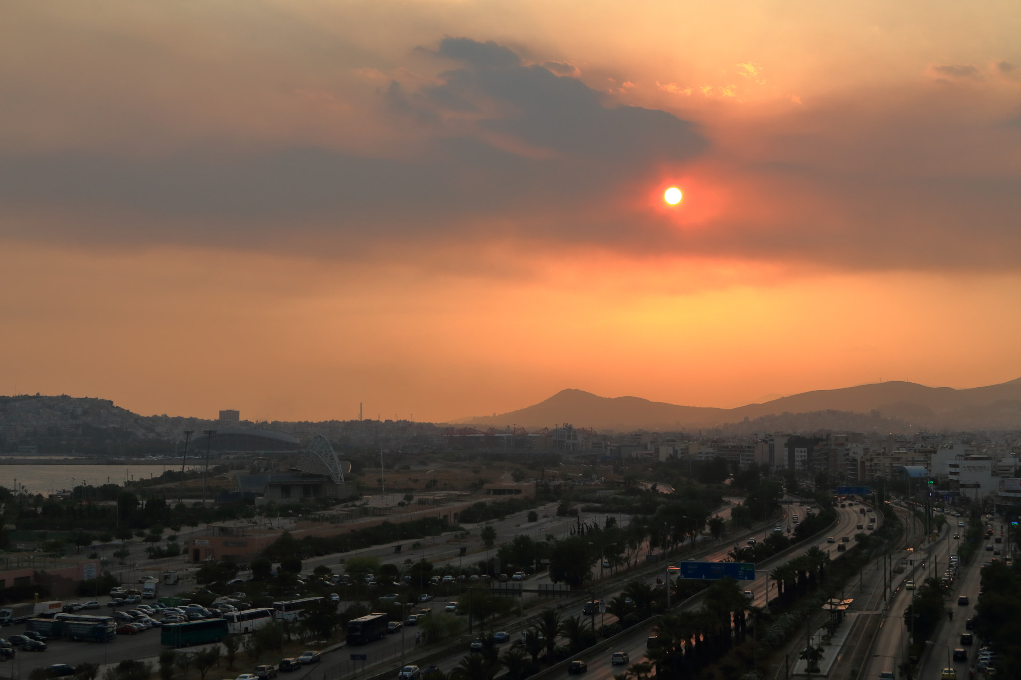 Canon EF 24-85mm F3.5-4.5 USM sample photo. Sunset at athens photography