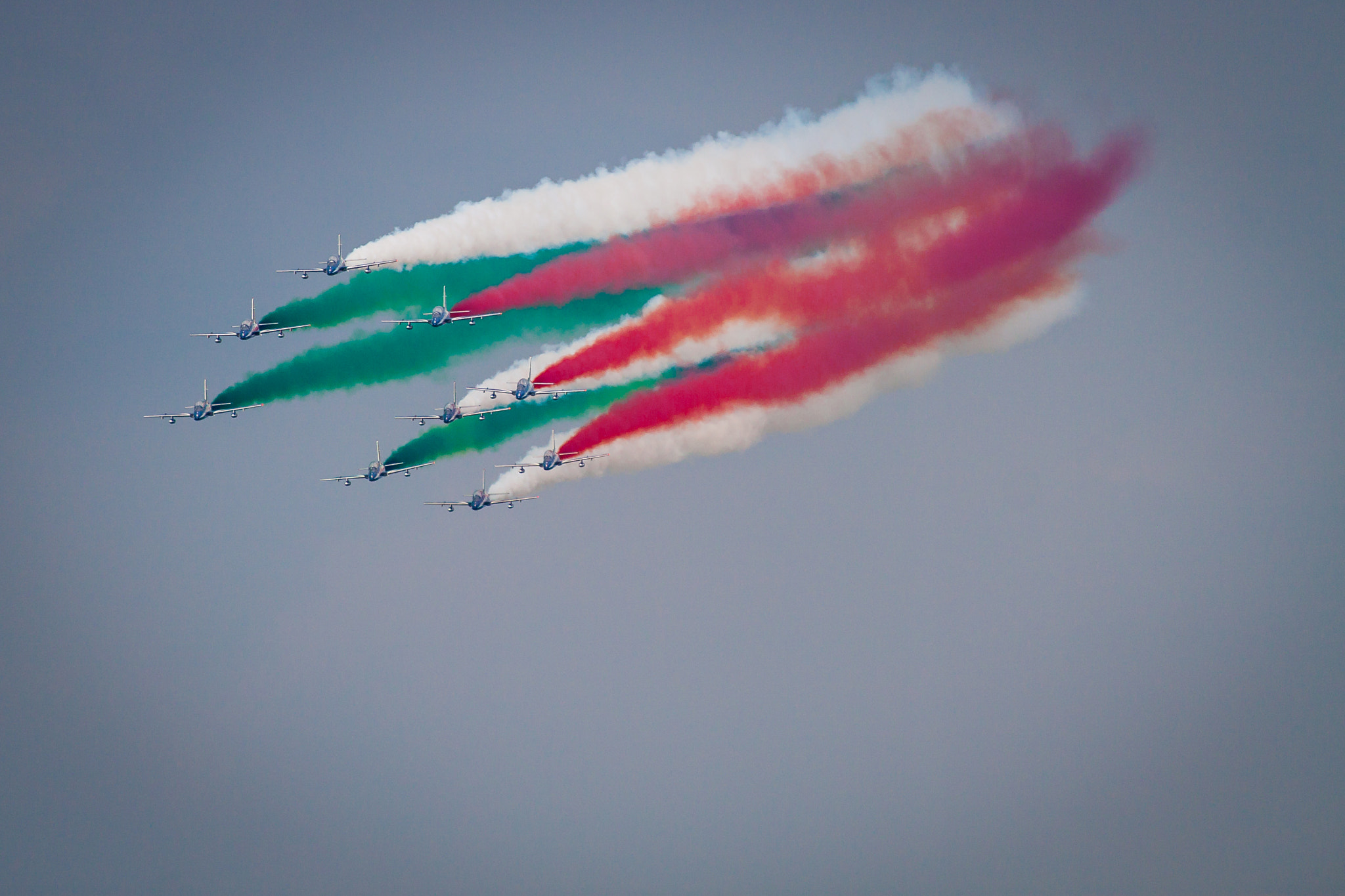 Canon EOS 500D (EOS Rebel T1i / EOS Kiss X3) sample photo. Frecce tricolore photography