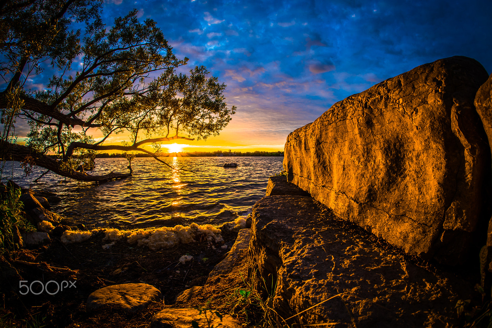 Samyang 12mm F2.8 ED AS NCS Fisheye sample photo. Sunset color photography