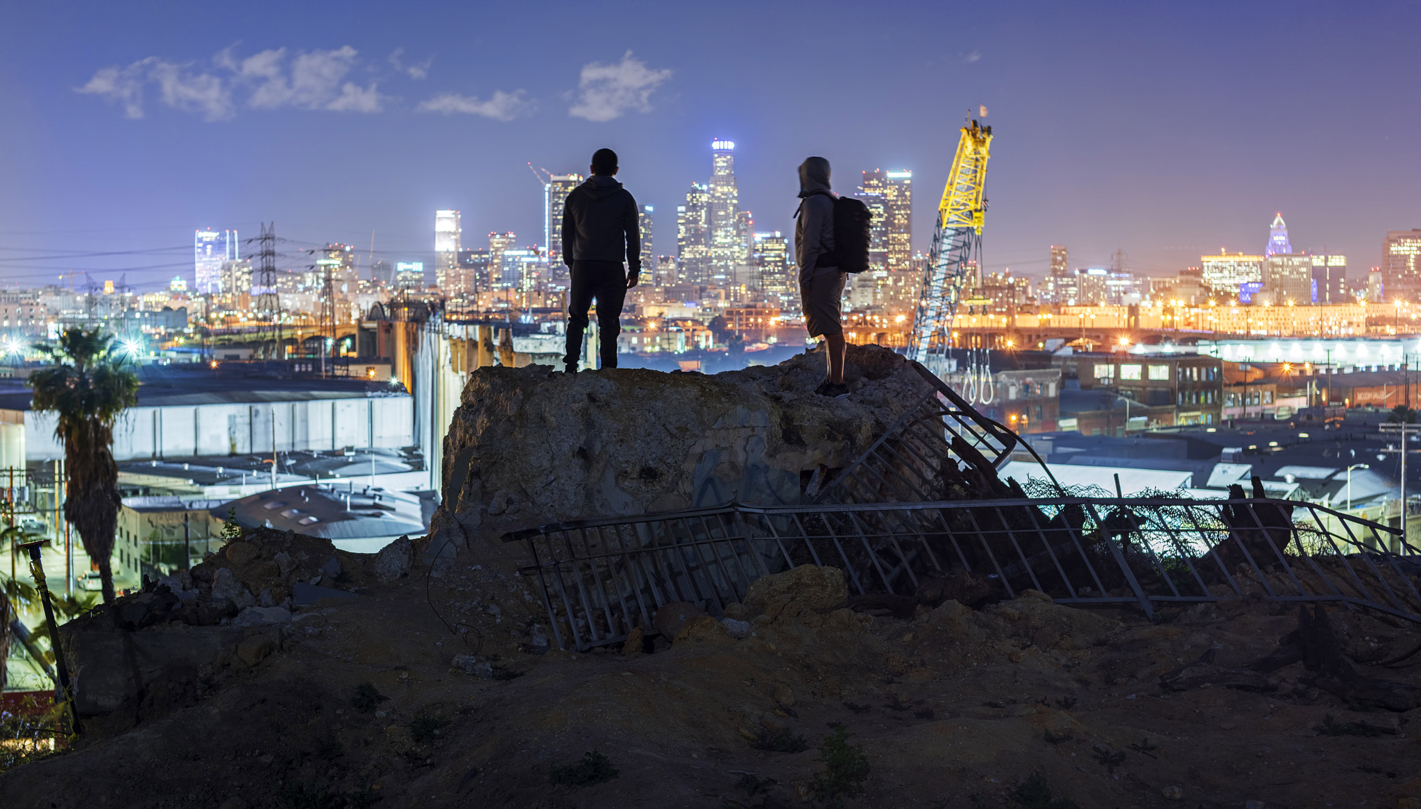 Nikon D810 + Sigma 50mm F1.4 EX DG HSM sample photo. Los angeles ruins photography