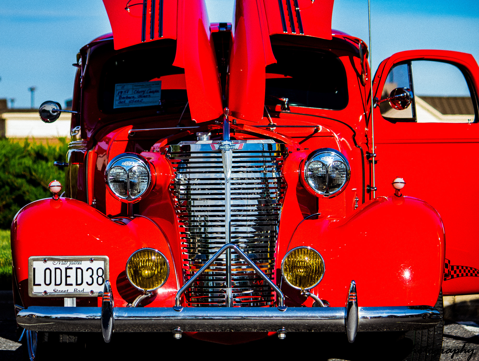 Canon EF-S 55-250mm F4-5.6 IS sample photo. Big red 38 photography