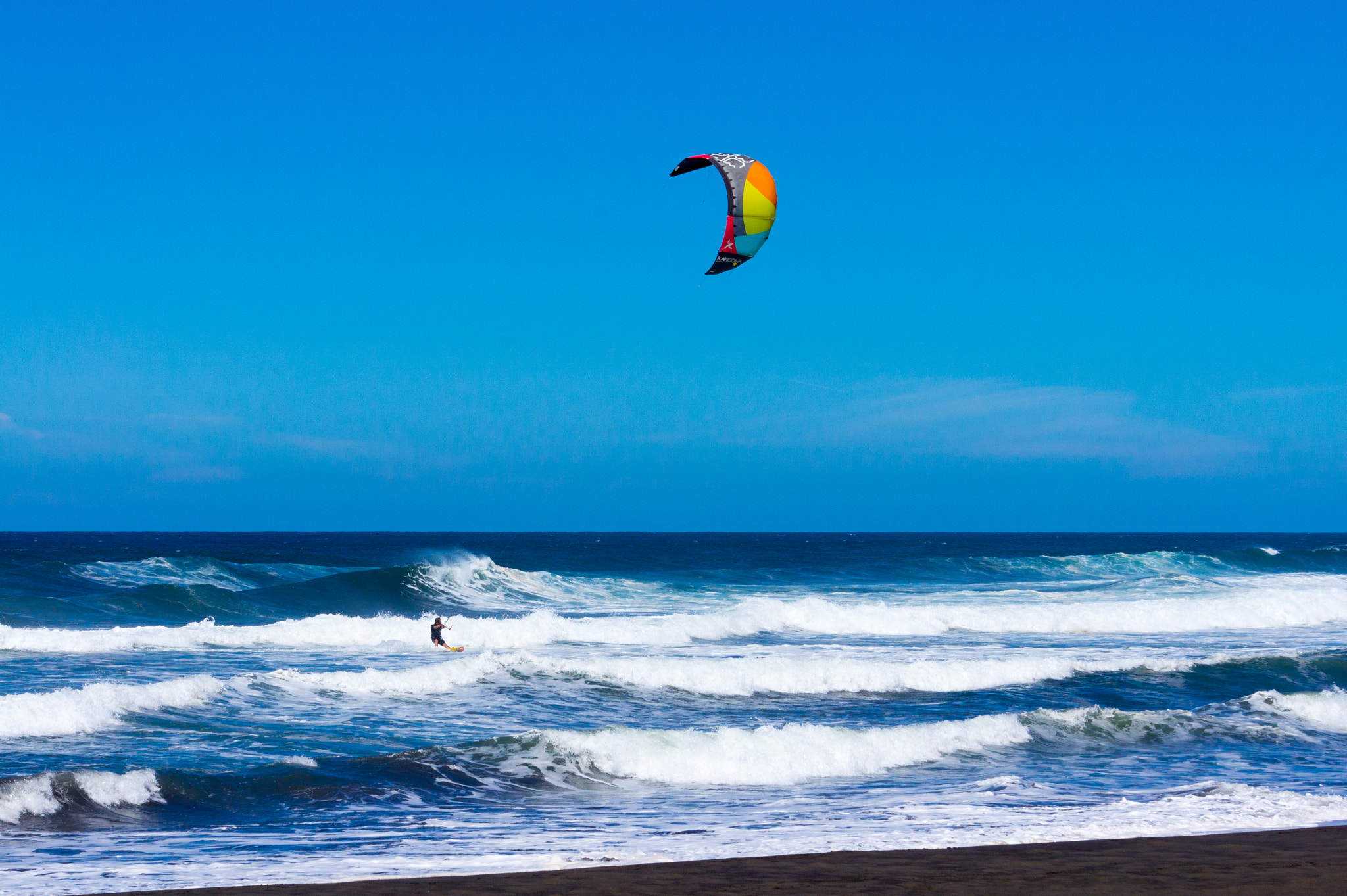 Sony Alpha NEX-3 sample photo. Kitesurf photography