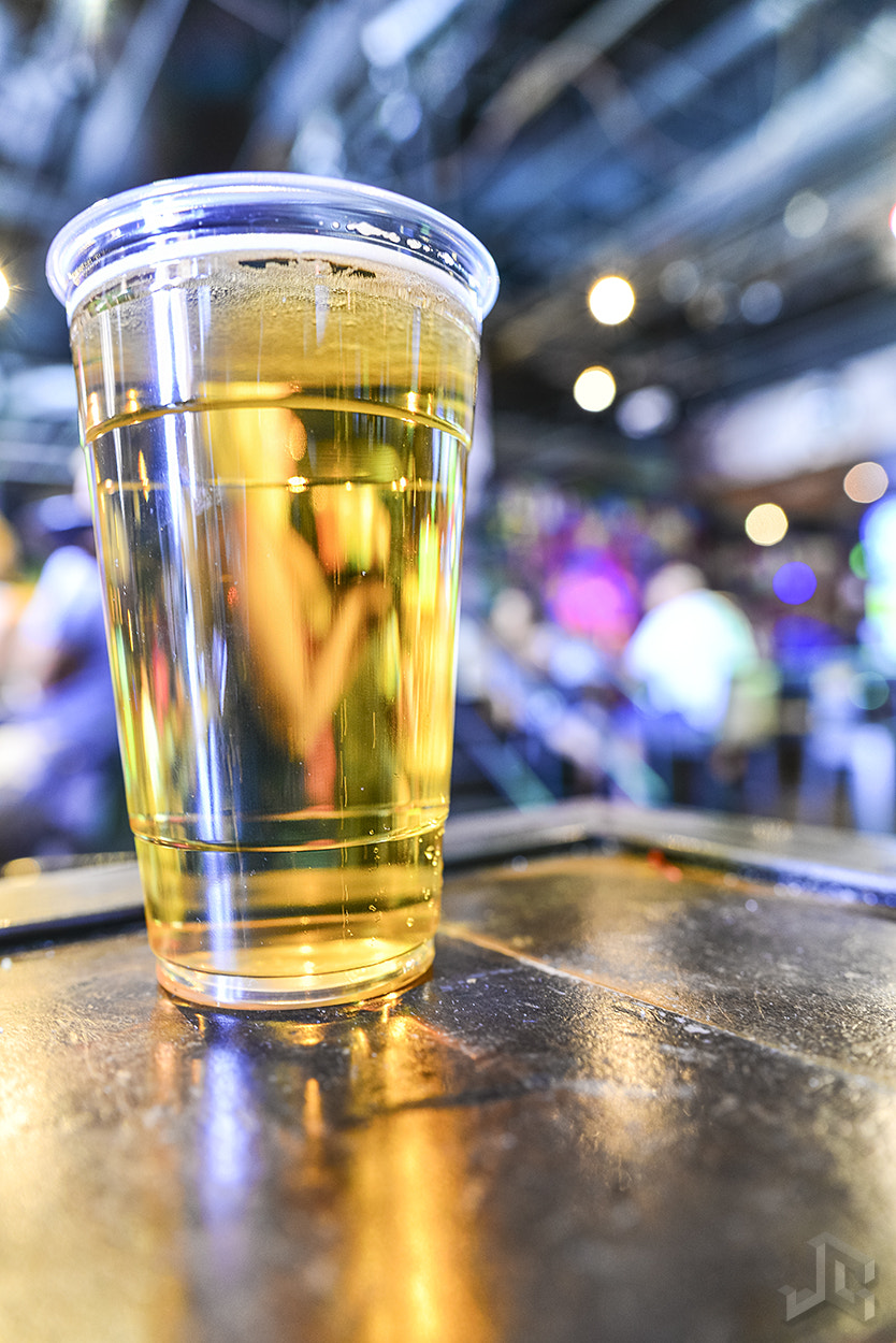 Nikon AF-S Nikkor 200-400mm F4G ED-IF VR sample photo. Beer in cup photography