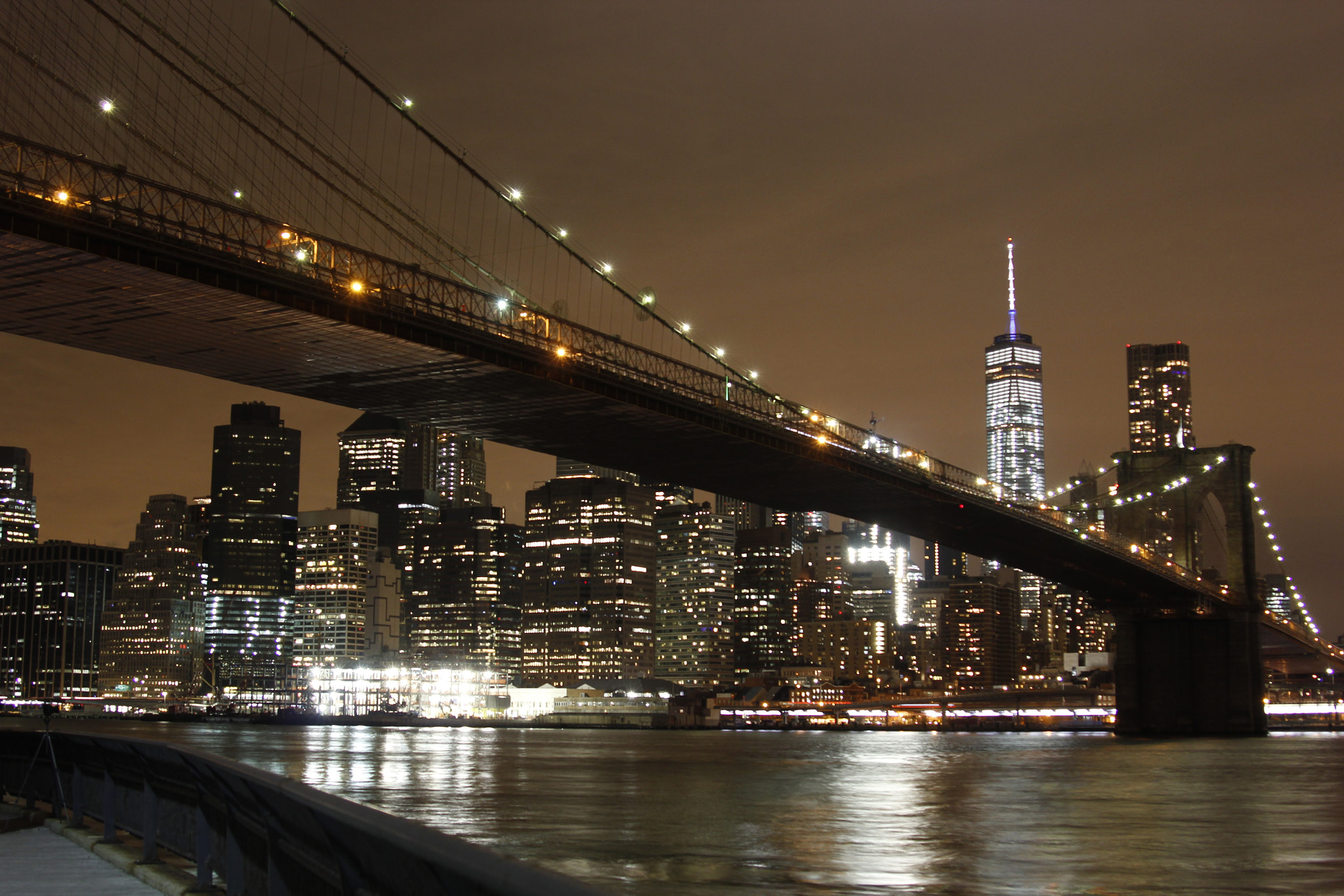 Canon EF 28-105mm f/3.5-4.5 USM sample photo. Brooklyn bridge and manhattan  photography