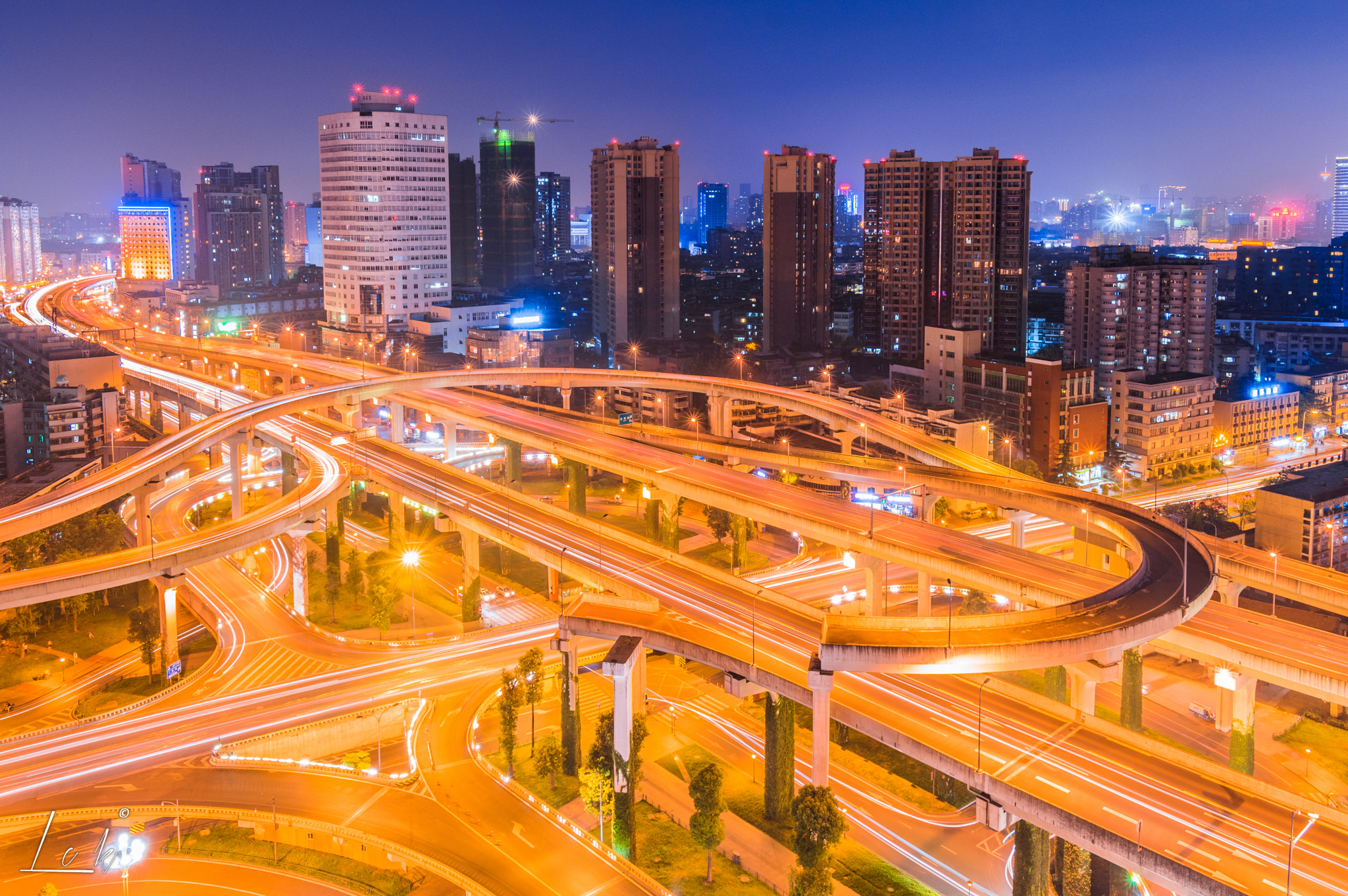 Pentax K-3 sample photo. Flyover in chengdu photography