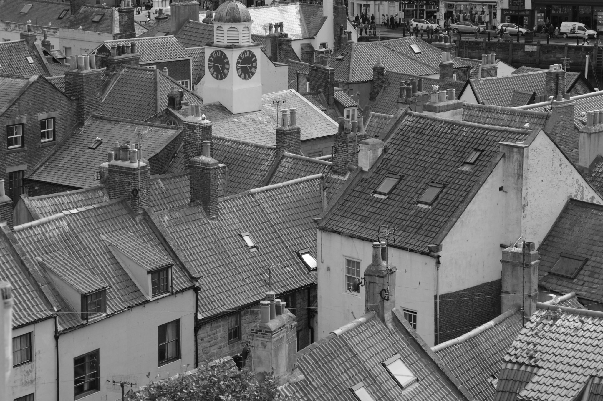 Pentax K-3 + smc PENTAX-DA L 50-200mm F4-5.6 ED sample photo. Whitby skyline photography