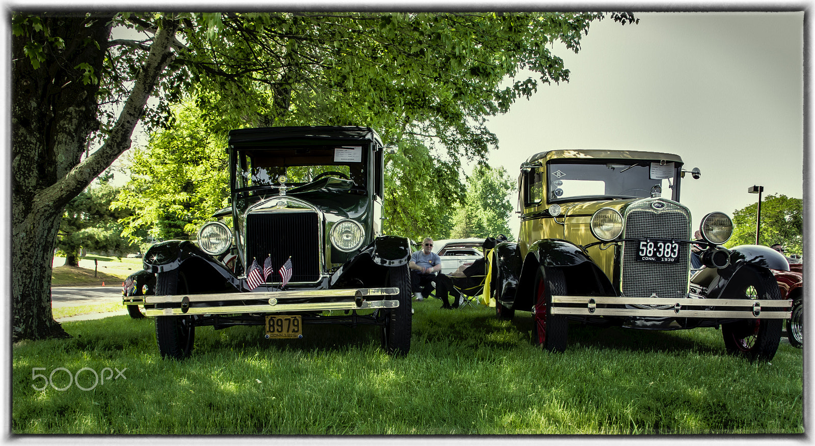 Pentax K-x sample photo. Classic car show photography