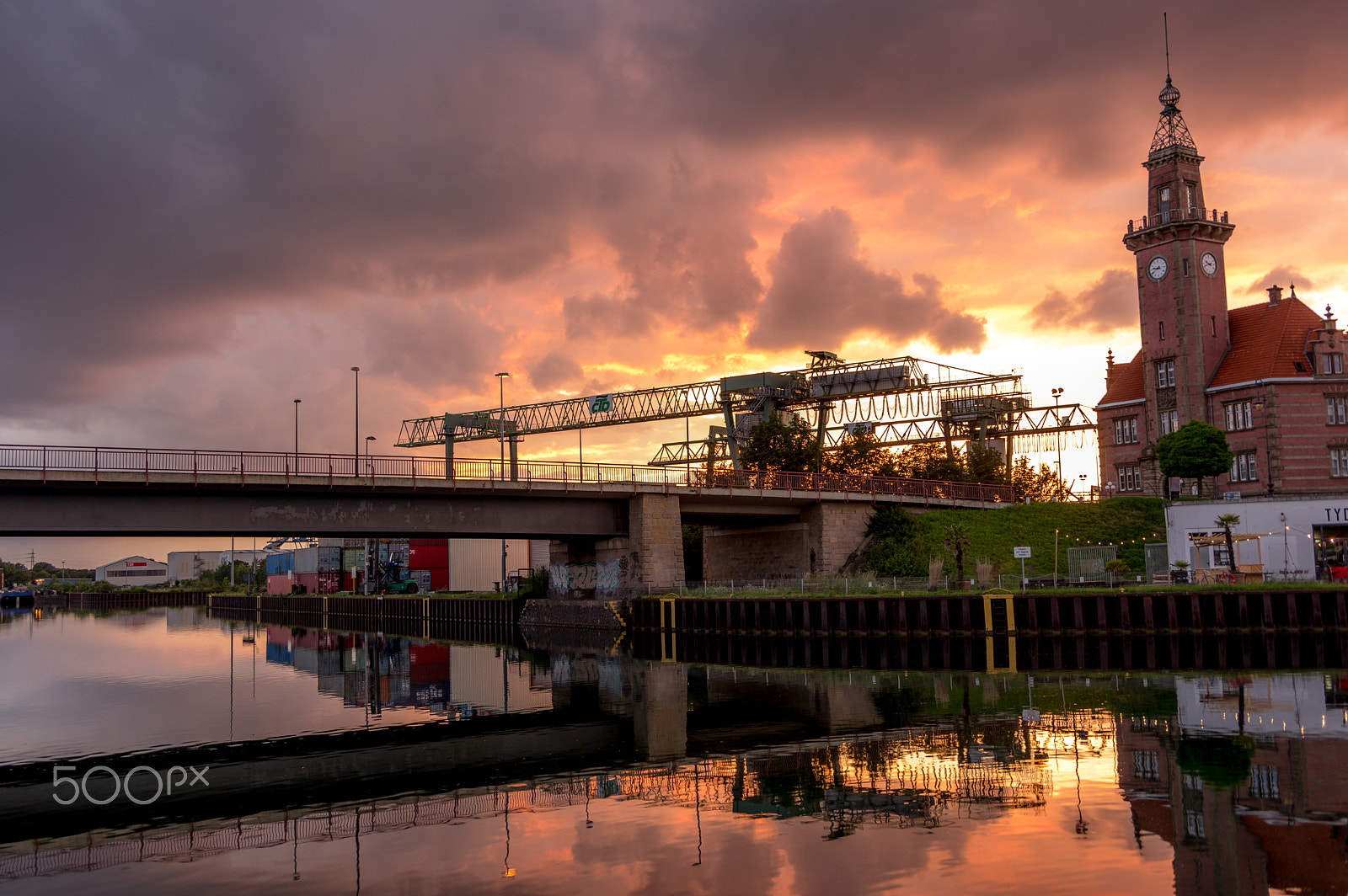 Pentax K-3 II sample photo. Sunset in dortmund photography
