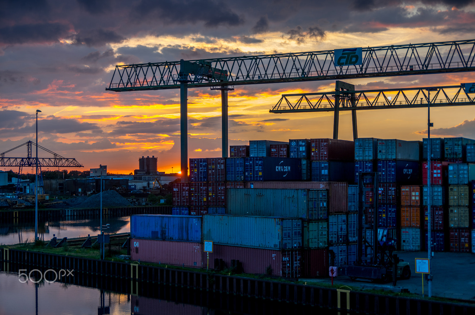 Pentax K-3 II sample photo. Sunset in dortmund ii photography