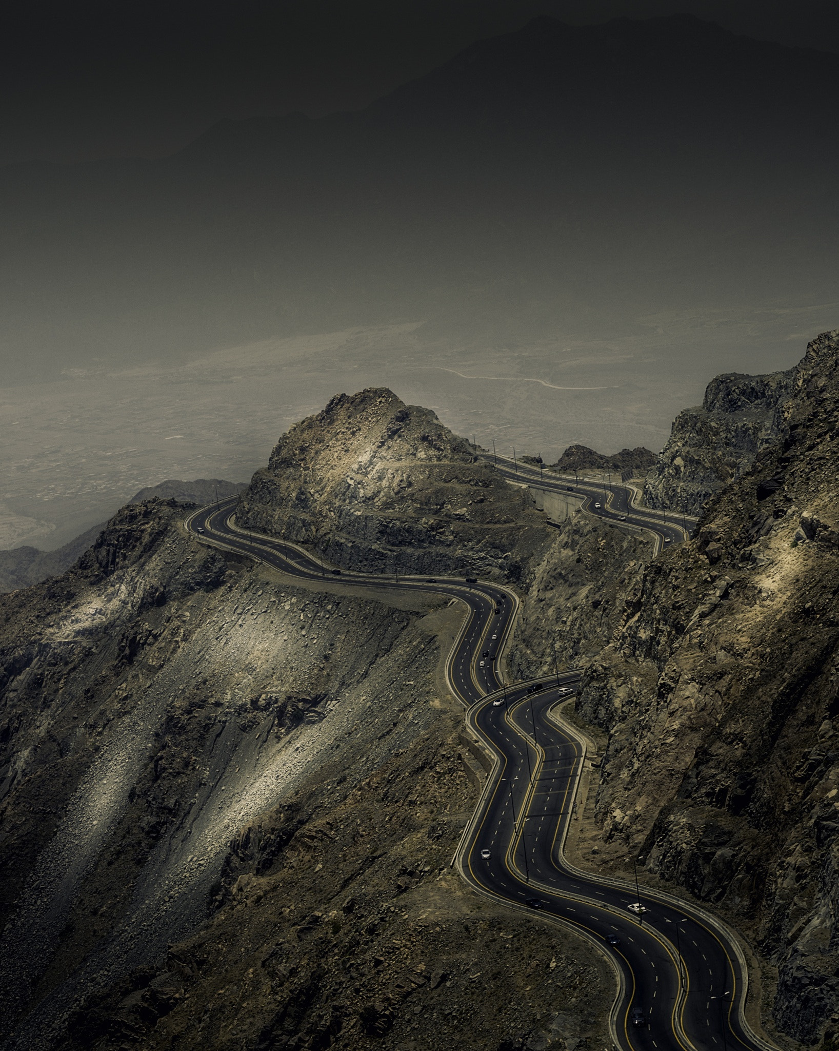 Nikon AF-S Nikkor 28-70mm F2.8 ED-IF sample photo. Mountain road photography