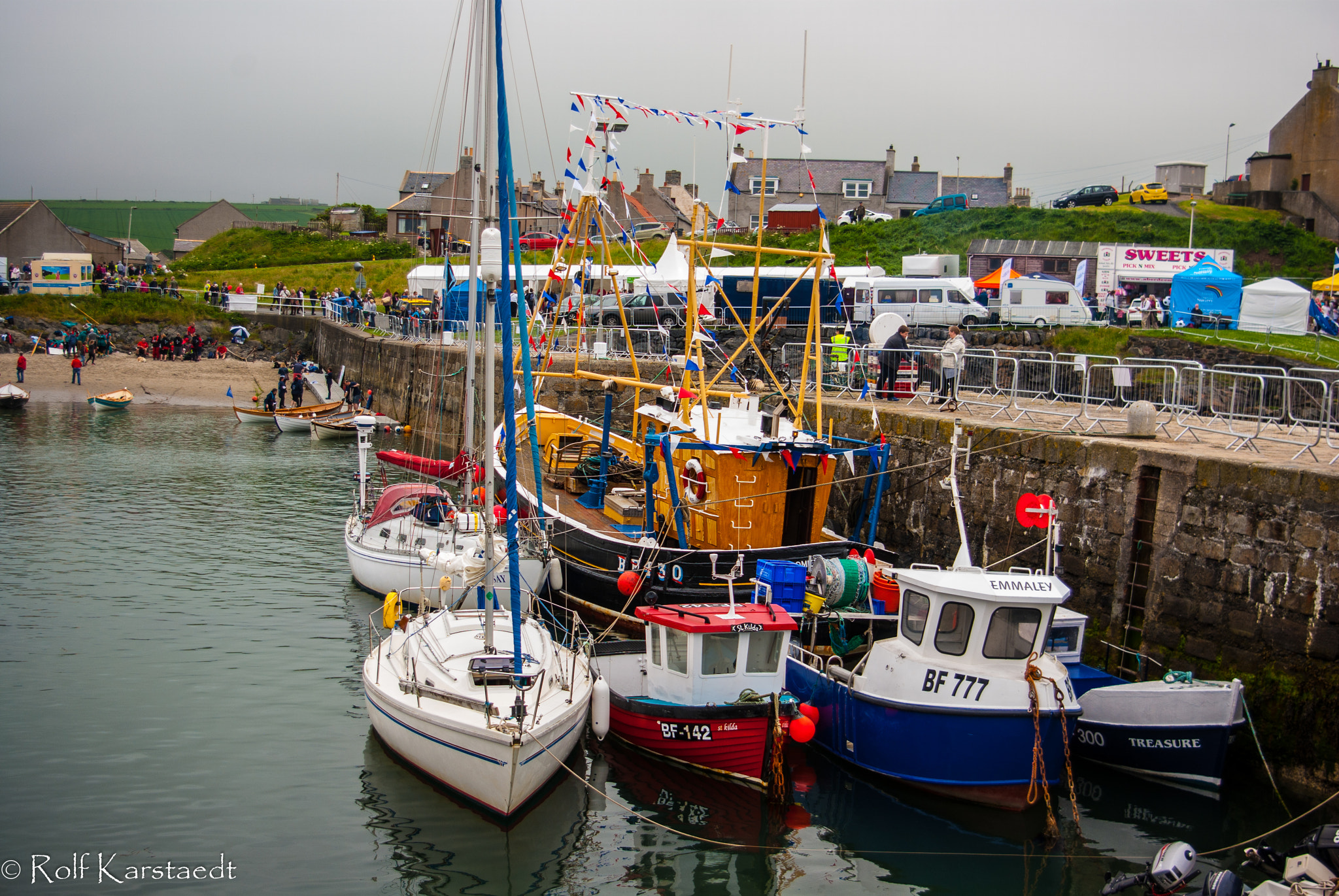 Pentax K-m (K2000) sample photo. Portsoy_boatfestiaval_boats photography