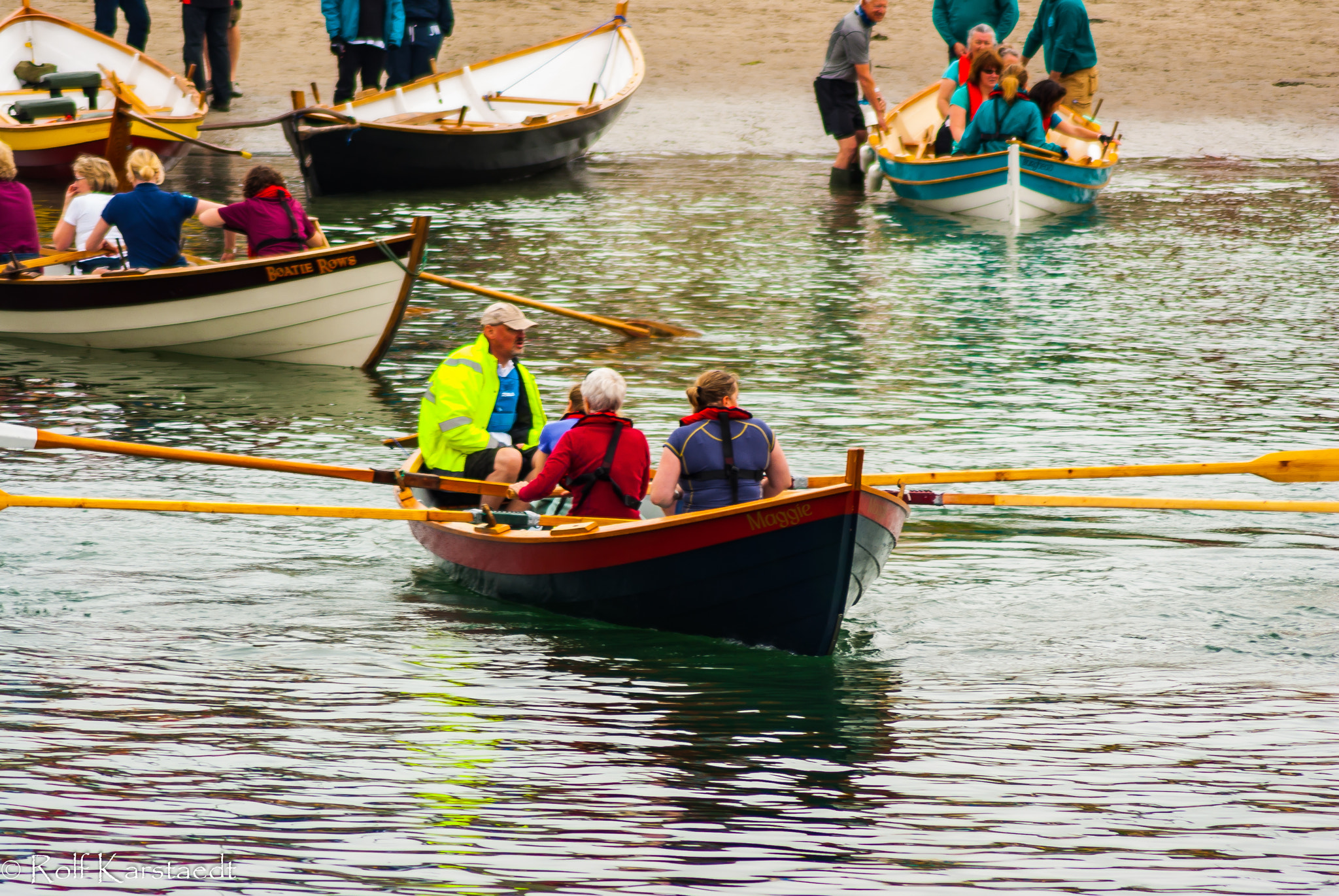 Pentax K-m (K2000) + Tamron AF 70-300mm F4-5.6 Di LD Macro sample photo. Portsoy_boatfestiaval_boats photography